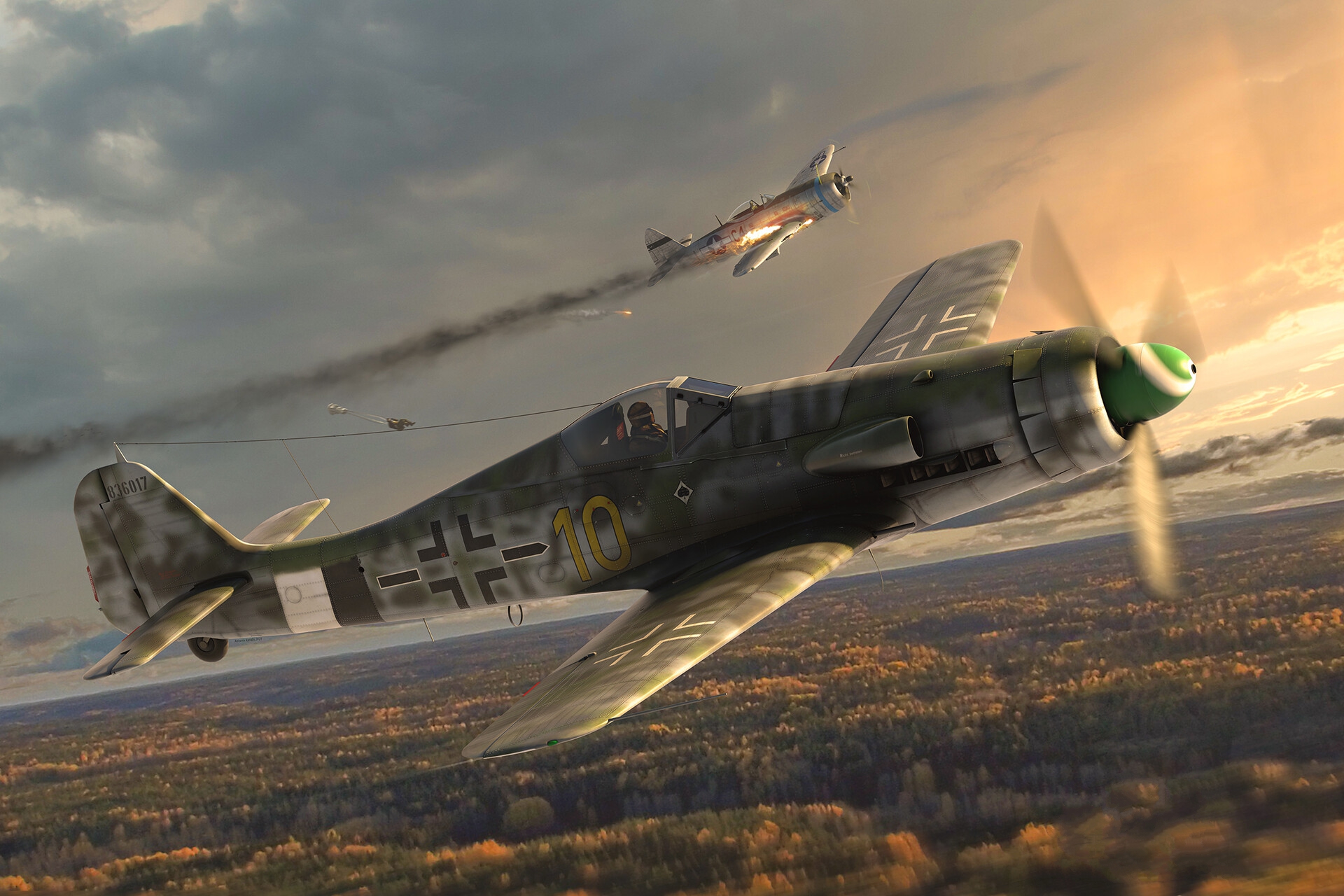 рисунок Focke-Wulf Fw 190D-13