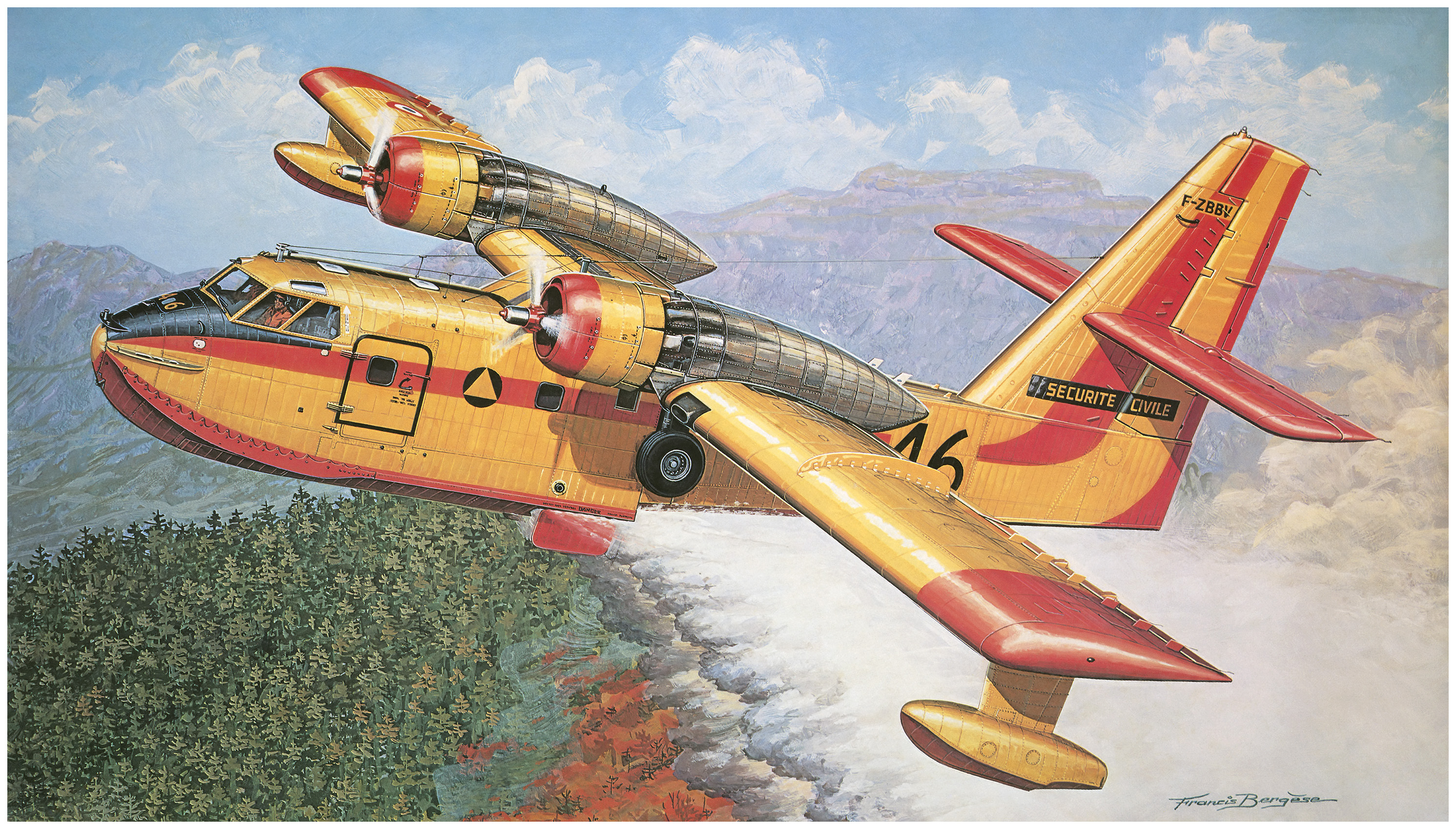 рисунок Canadair C.L 215