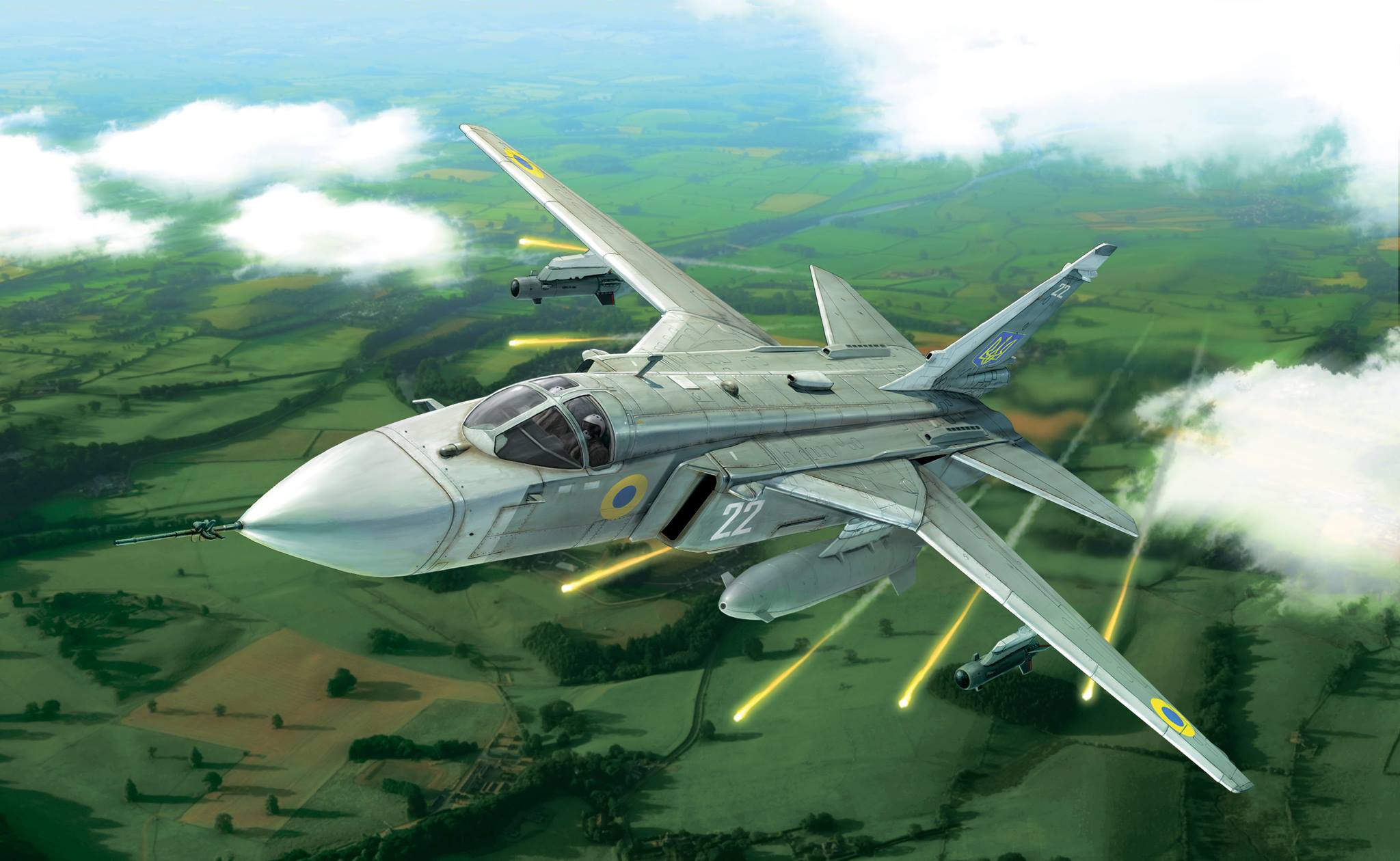 рисунок Su-24M Fencer-D