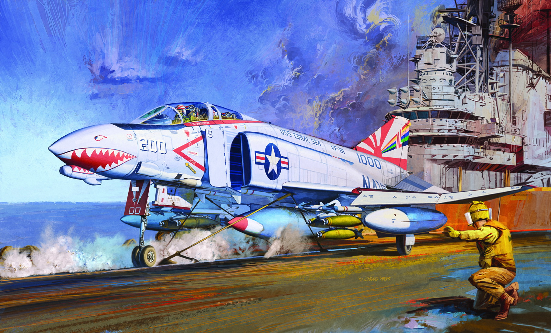 рисунок F-4B Phantom II