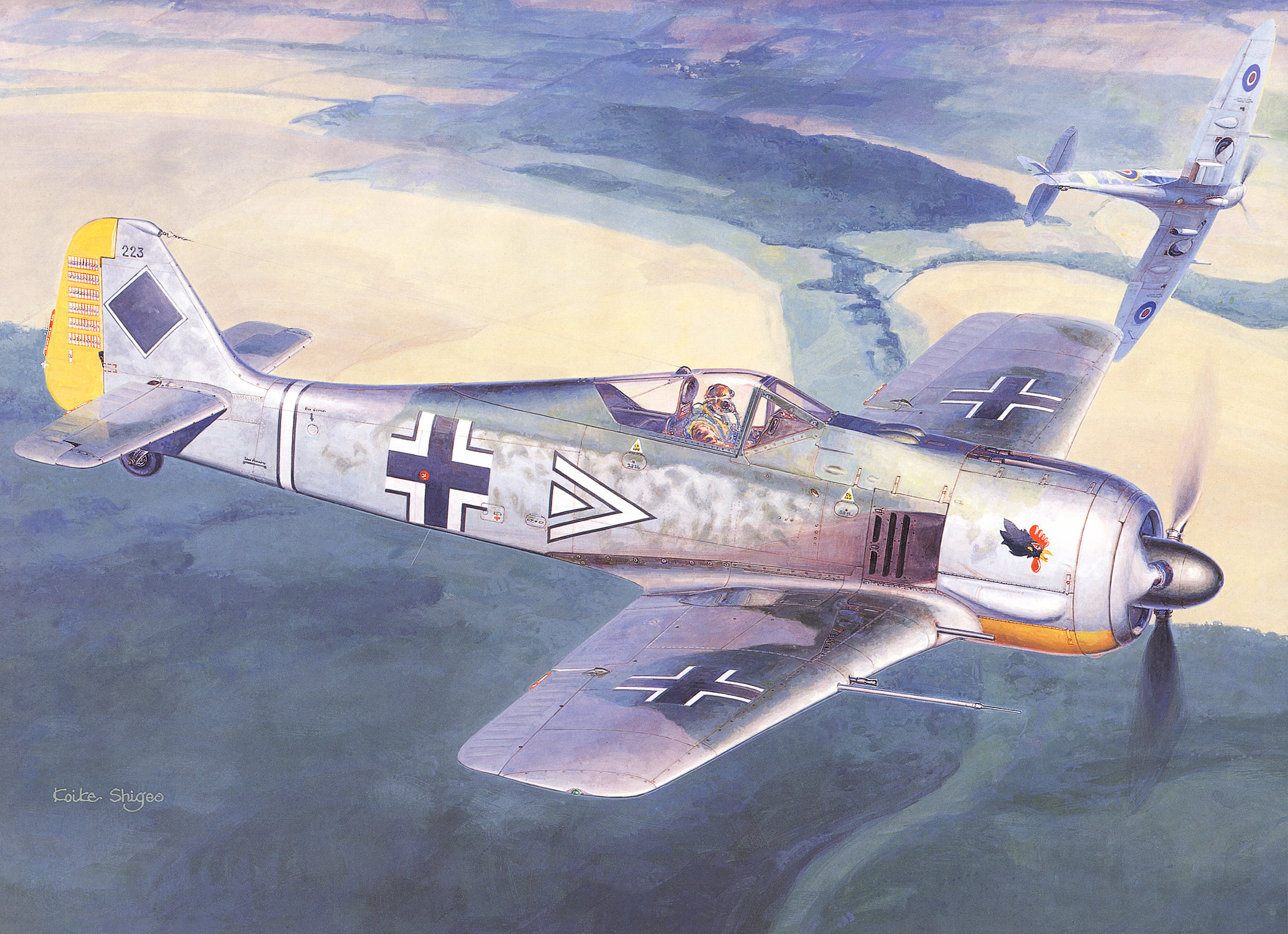 рисунок Focke-Wulf Fw 190A-3