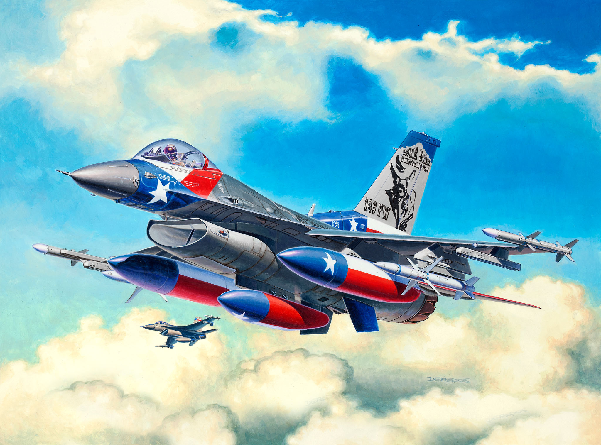 рисунок Lockheed Martin F-16C Fighting Falcon