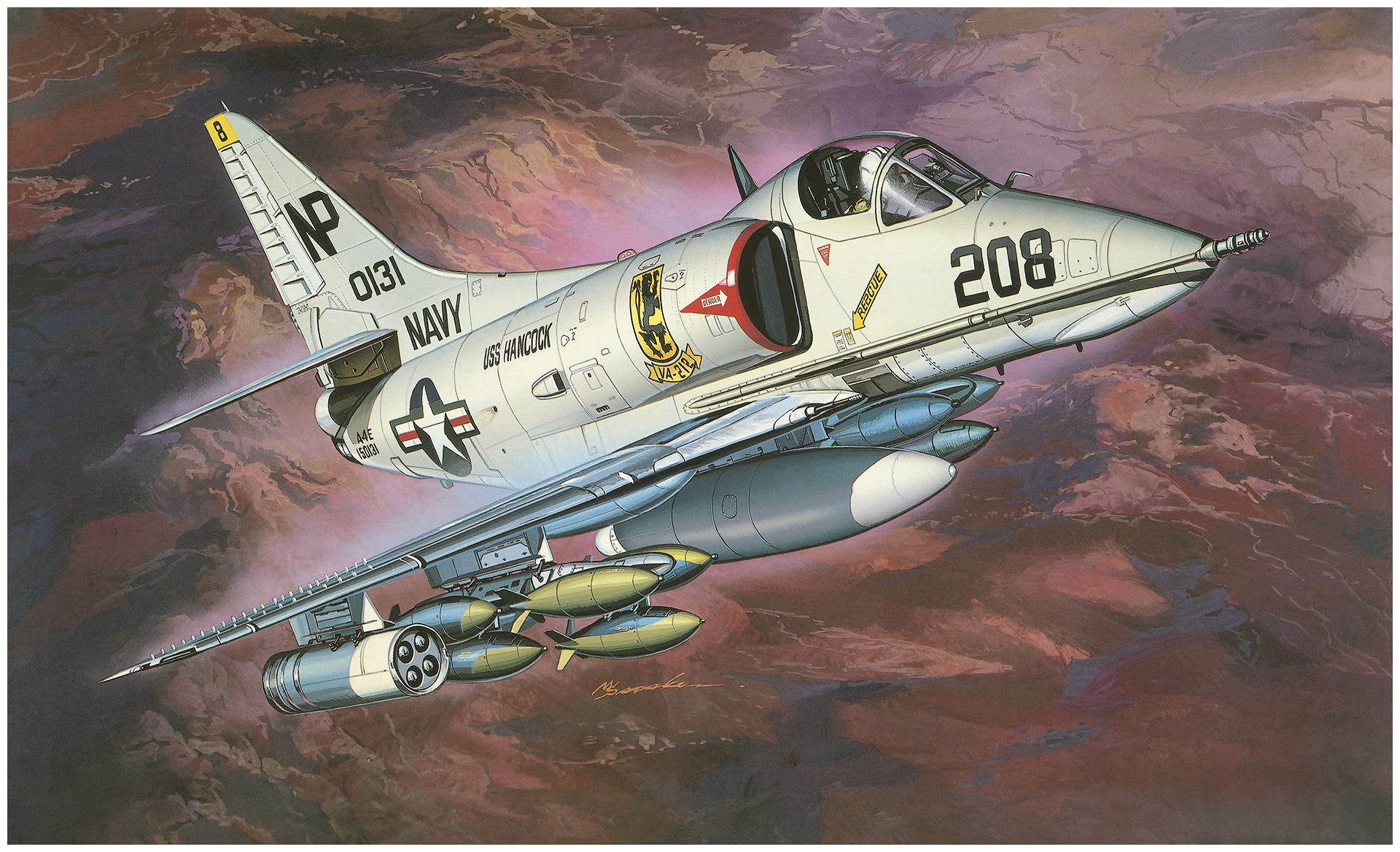 рисунок Douglas A-4E Skyhawk
