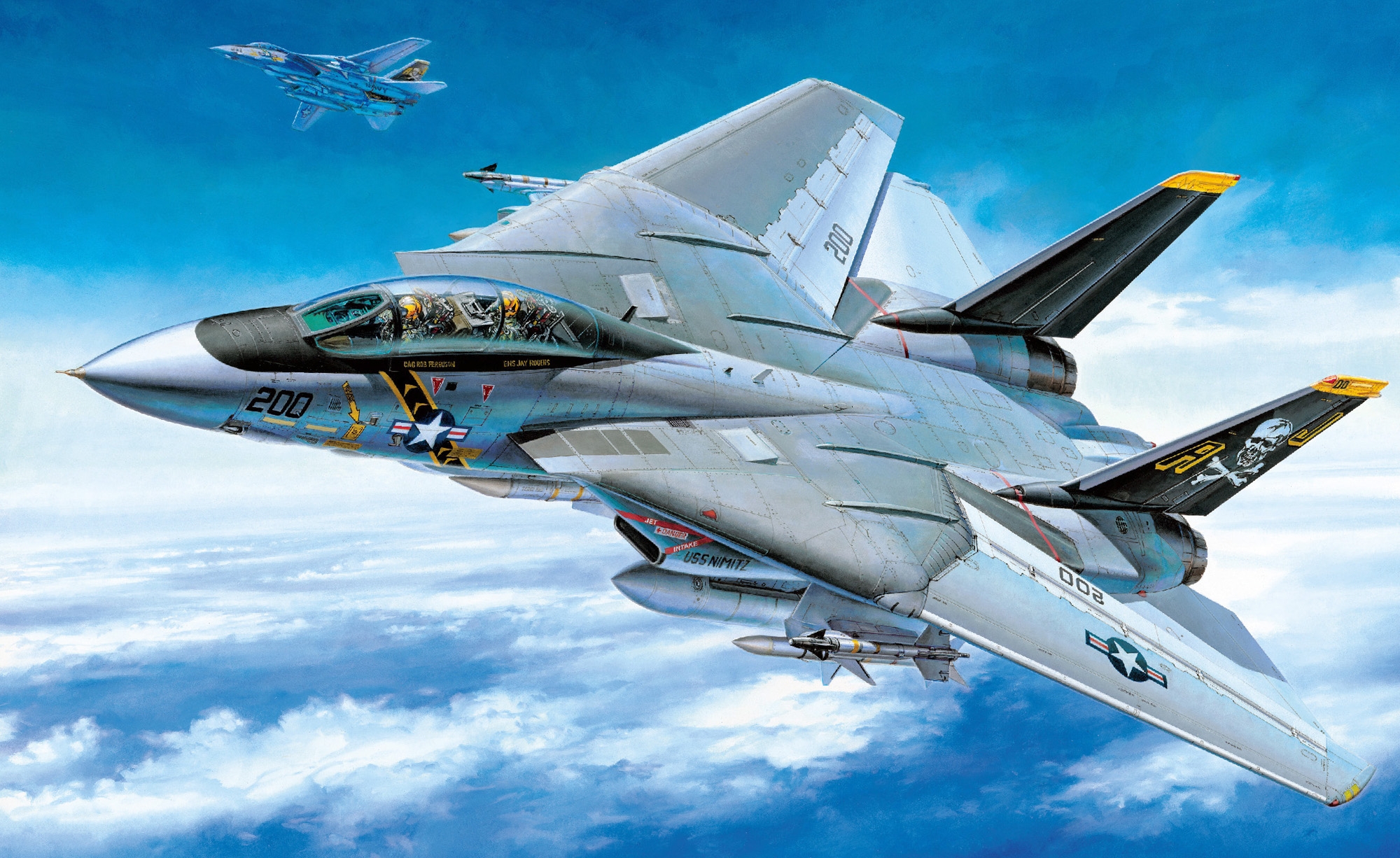 рисунок Grumman F-14A Tomcat