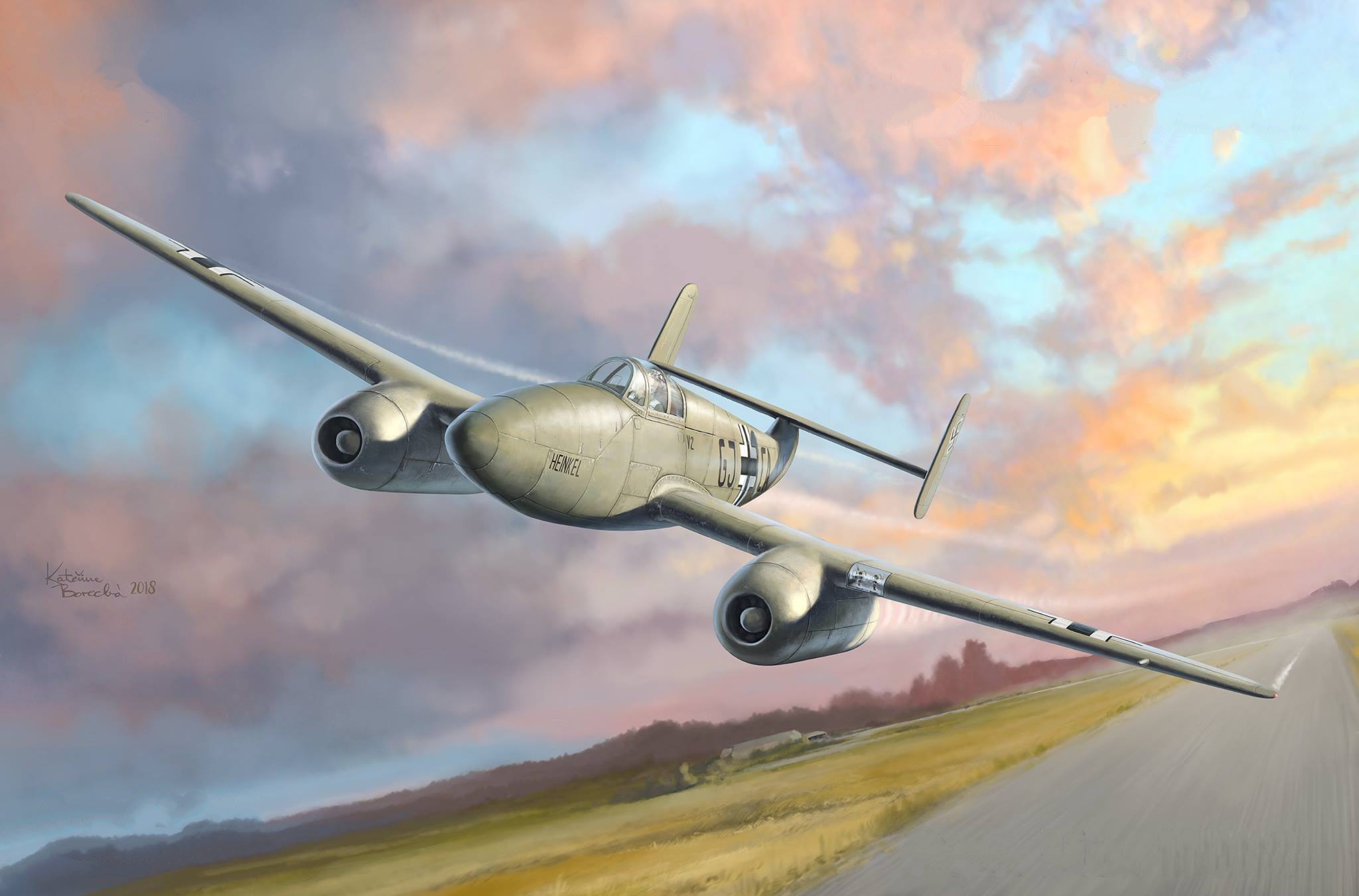 рисунок Heinkel He 280