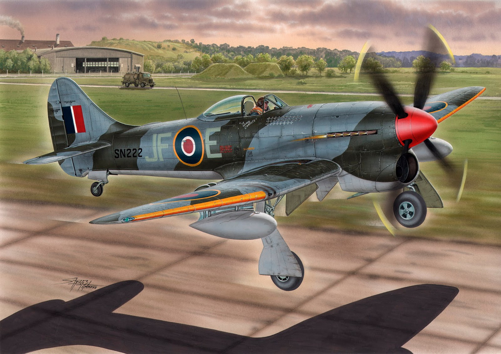 рисунок Hawker Tempest Mk.V