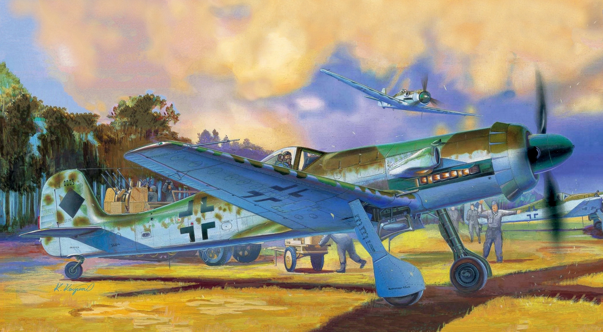 рисунок Focke-Wulf Ta 152H-0