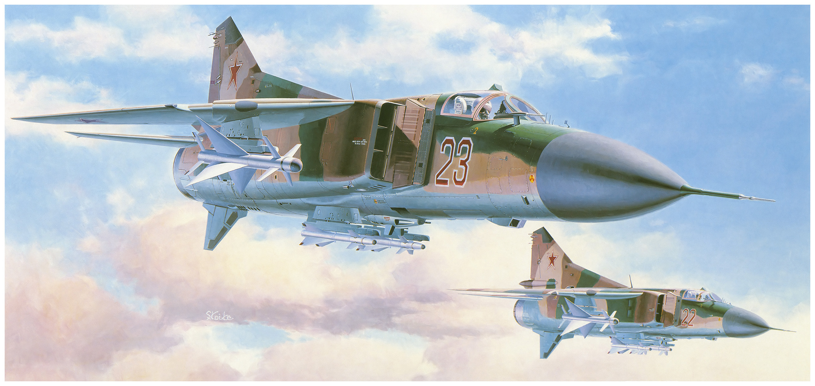 рисунок МиГ-23С