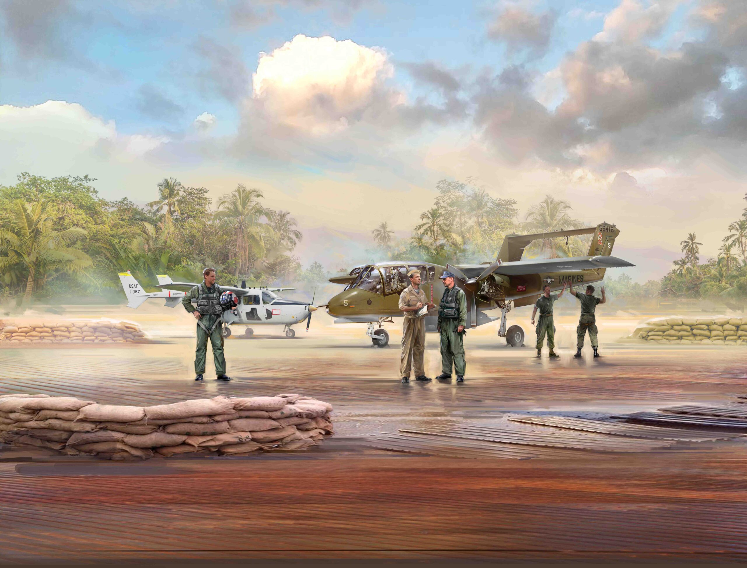 рисунок Vietnam USAF Airfield