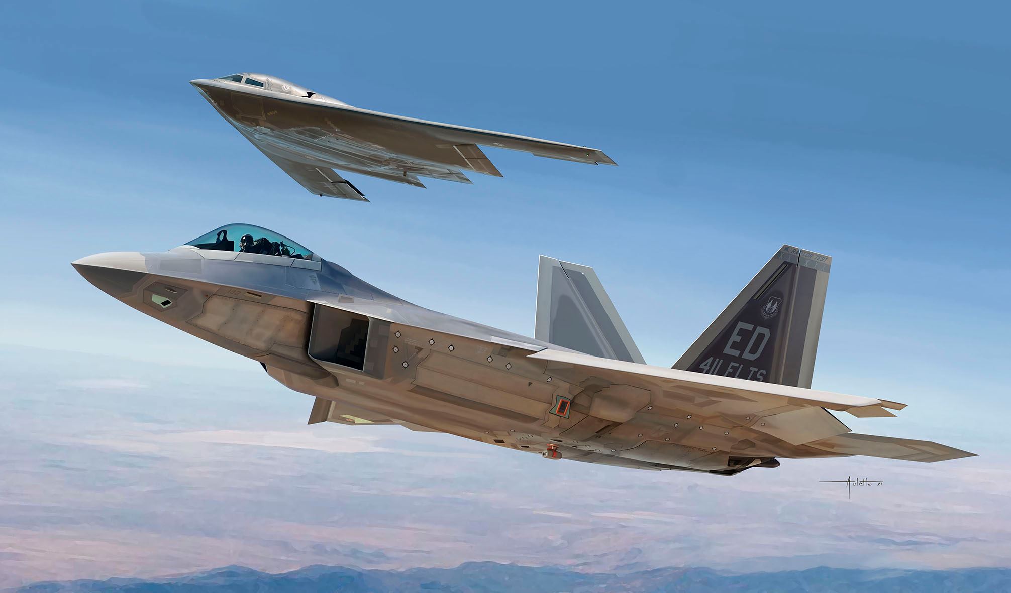рисунок F-22A Raptor