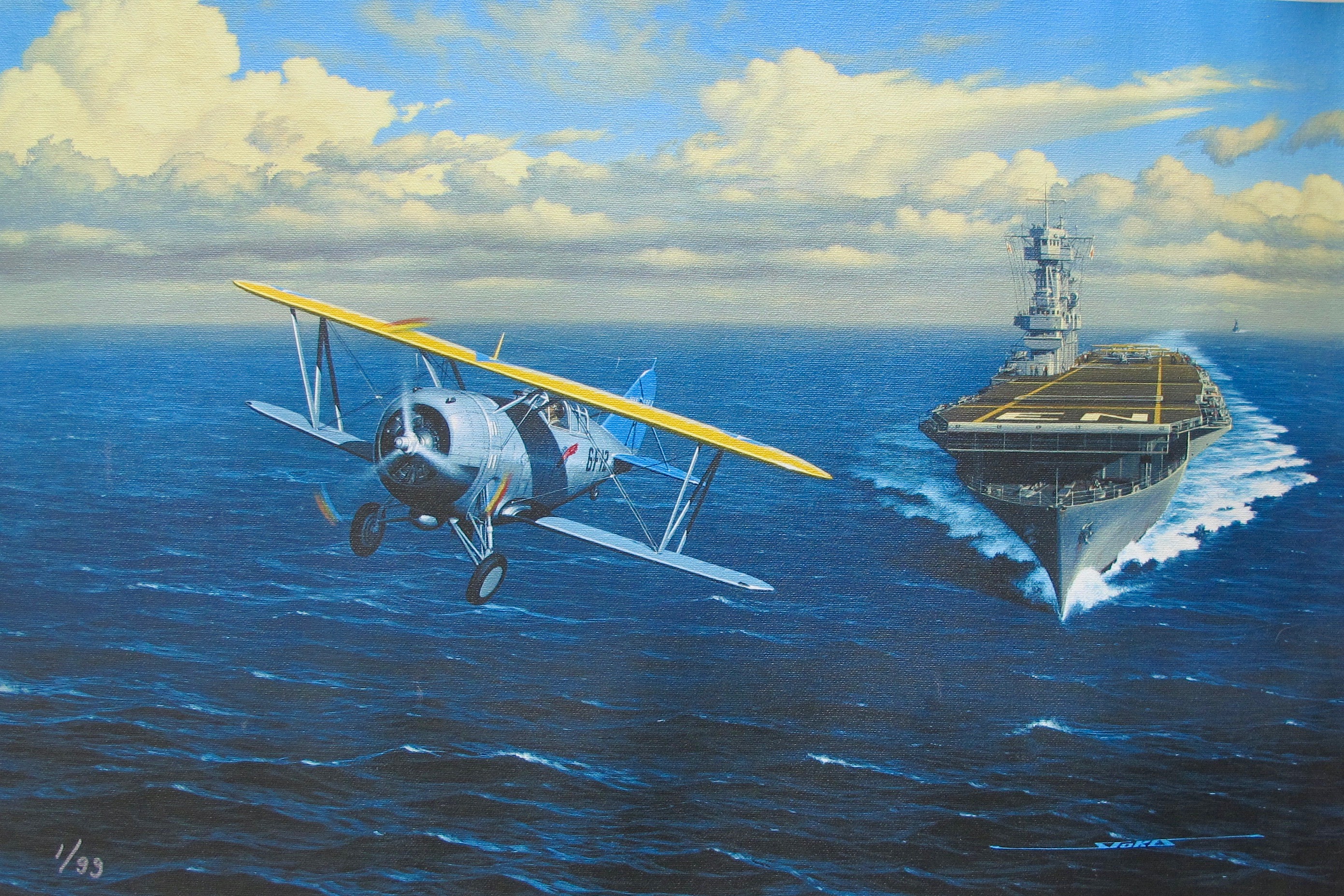 рисунок The Last Navy Biplane Fighter