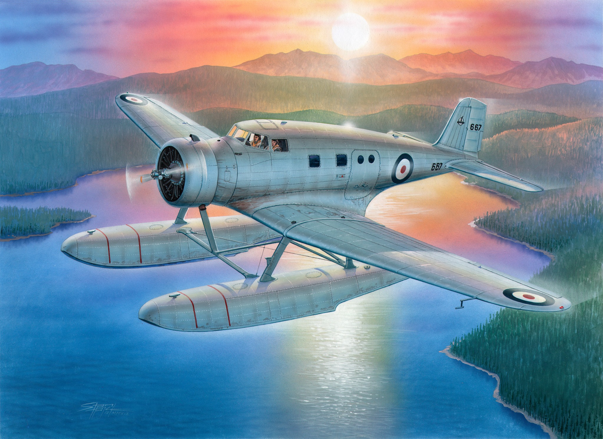 рисунок Canadian Vickers Delta Mk.II