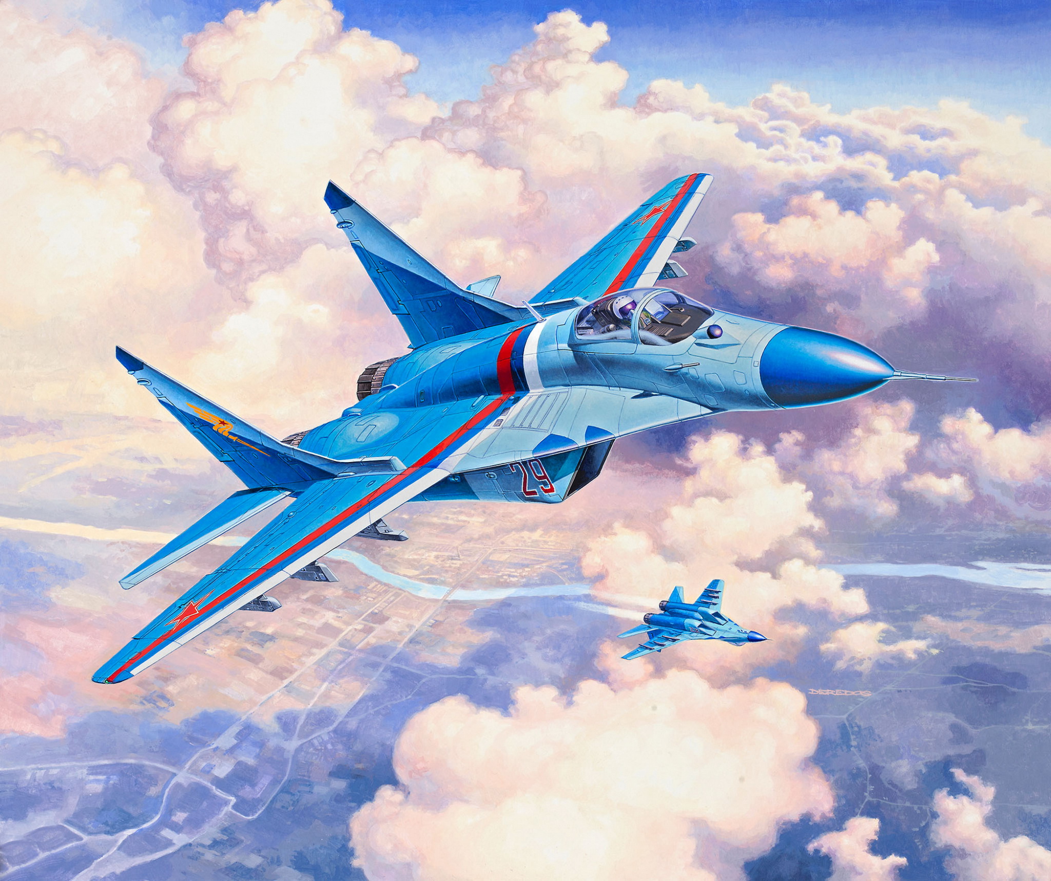 рисунок MiG-29S Fulcrum