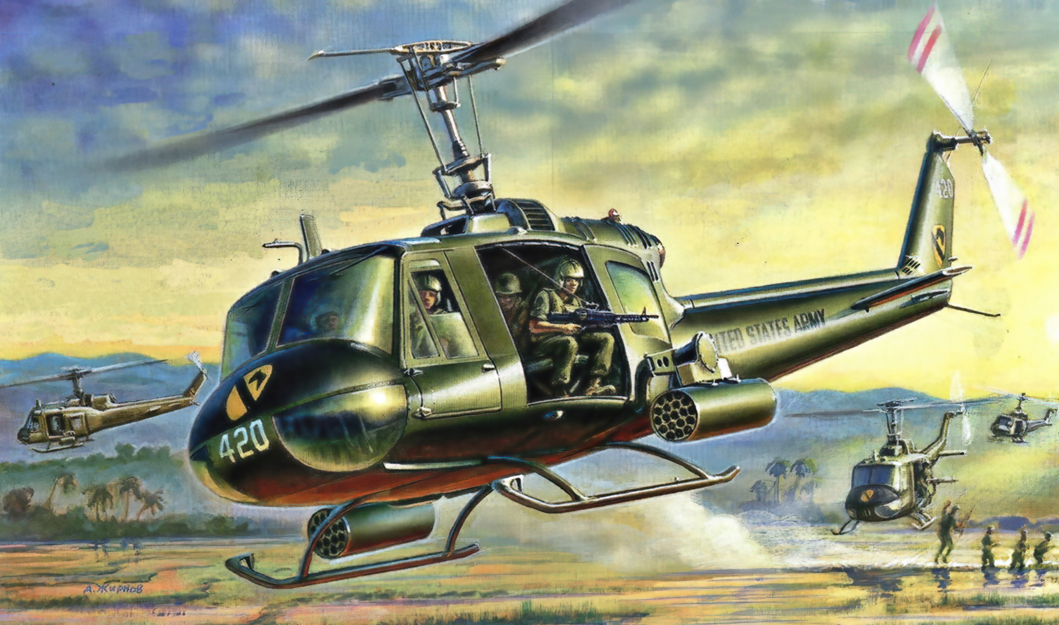 рисунок UH-1C