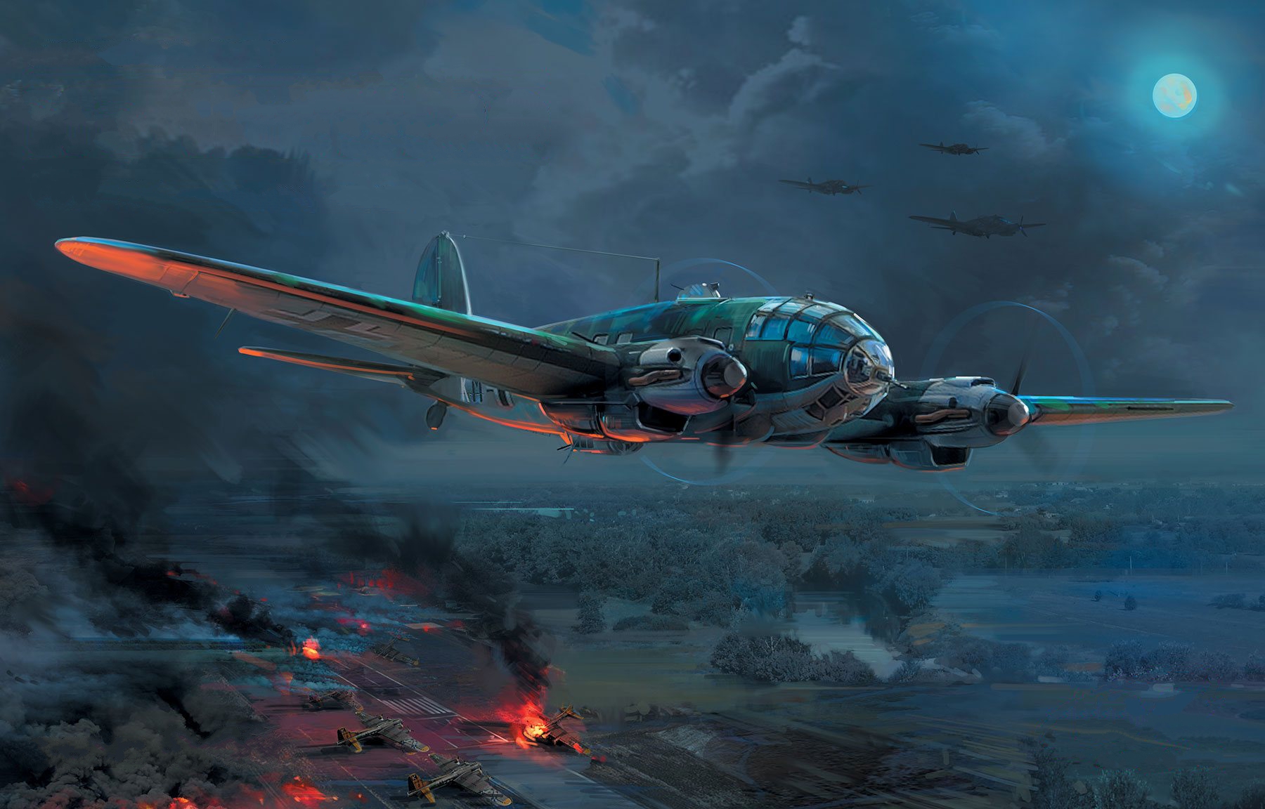 рисунок He 111H-20