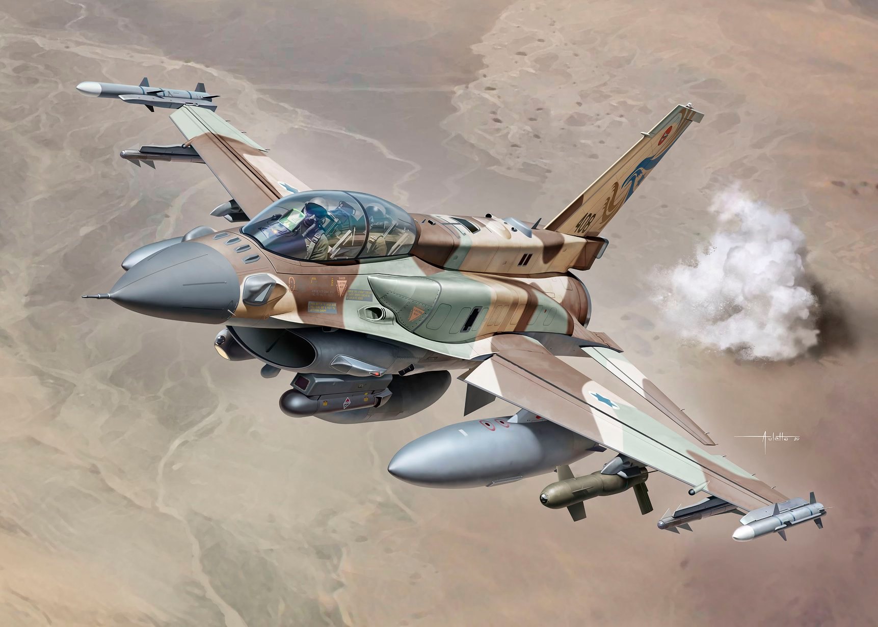 рисунок F-16I Sufa