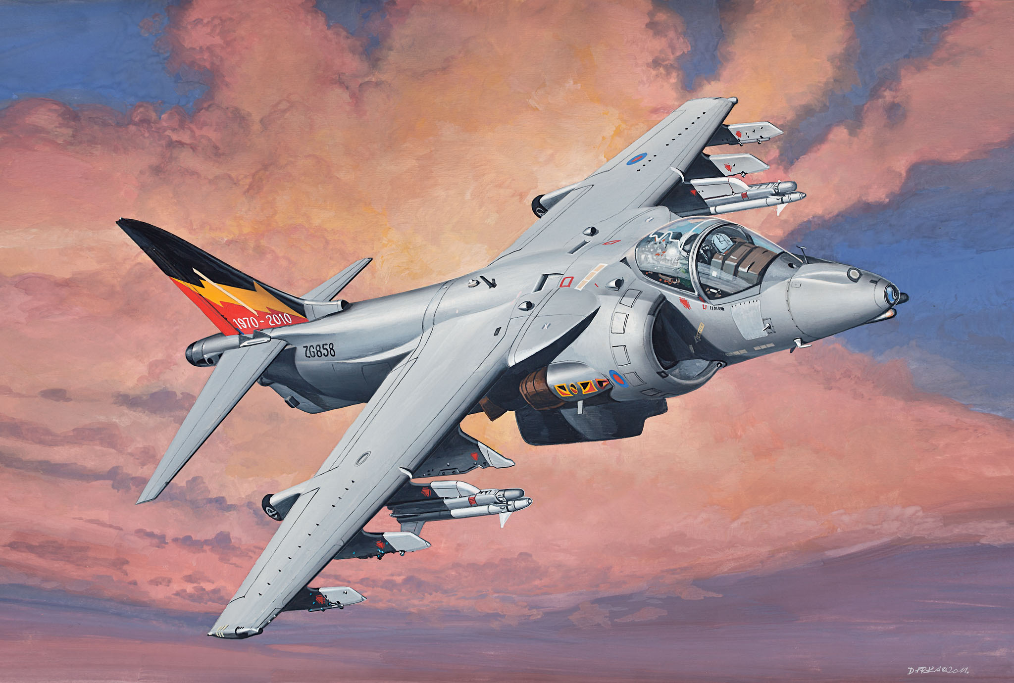 рисунок BAe Harrier Gr.9