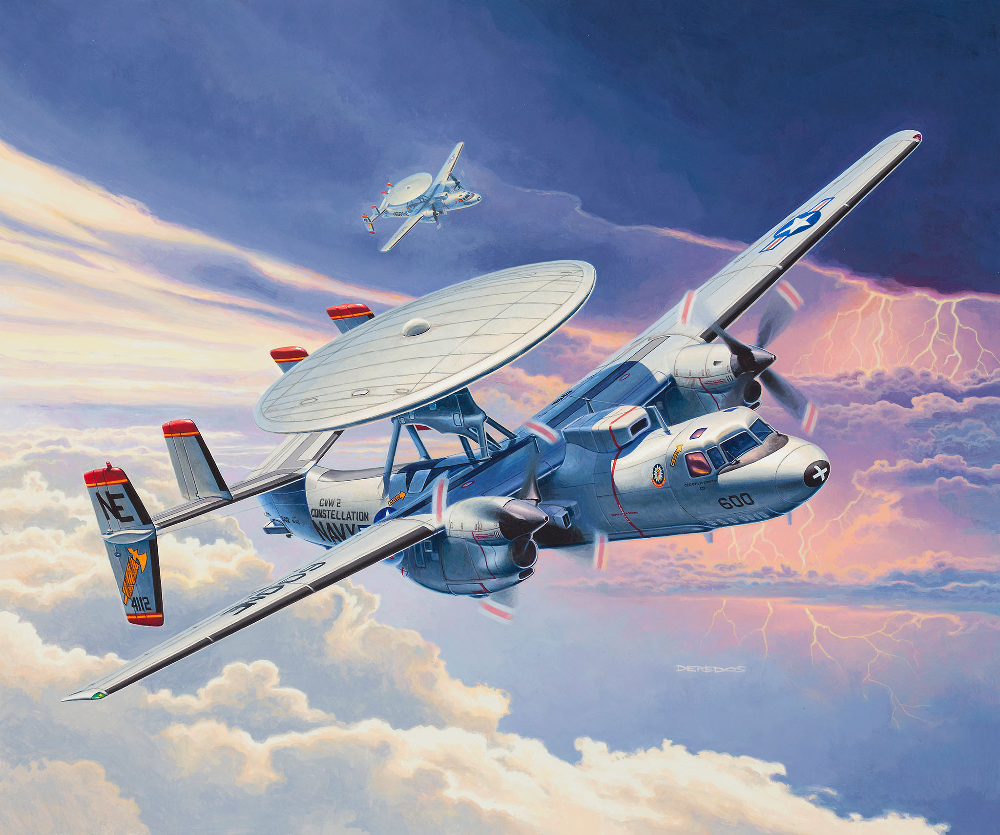 рисунок Grumman E-2C Hawkeye