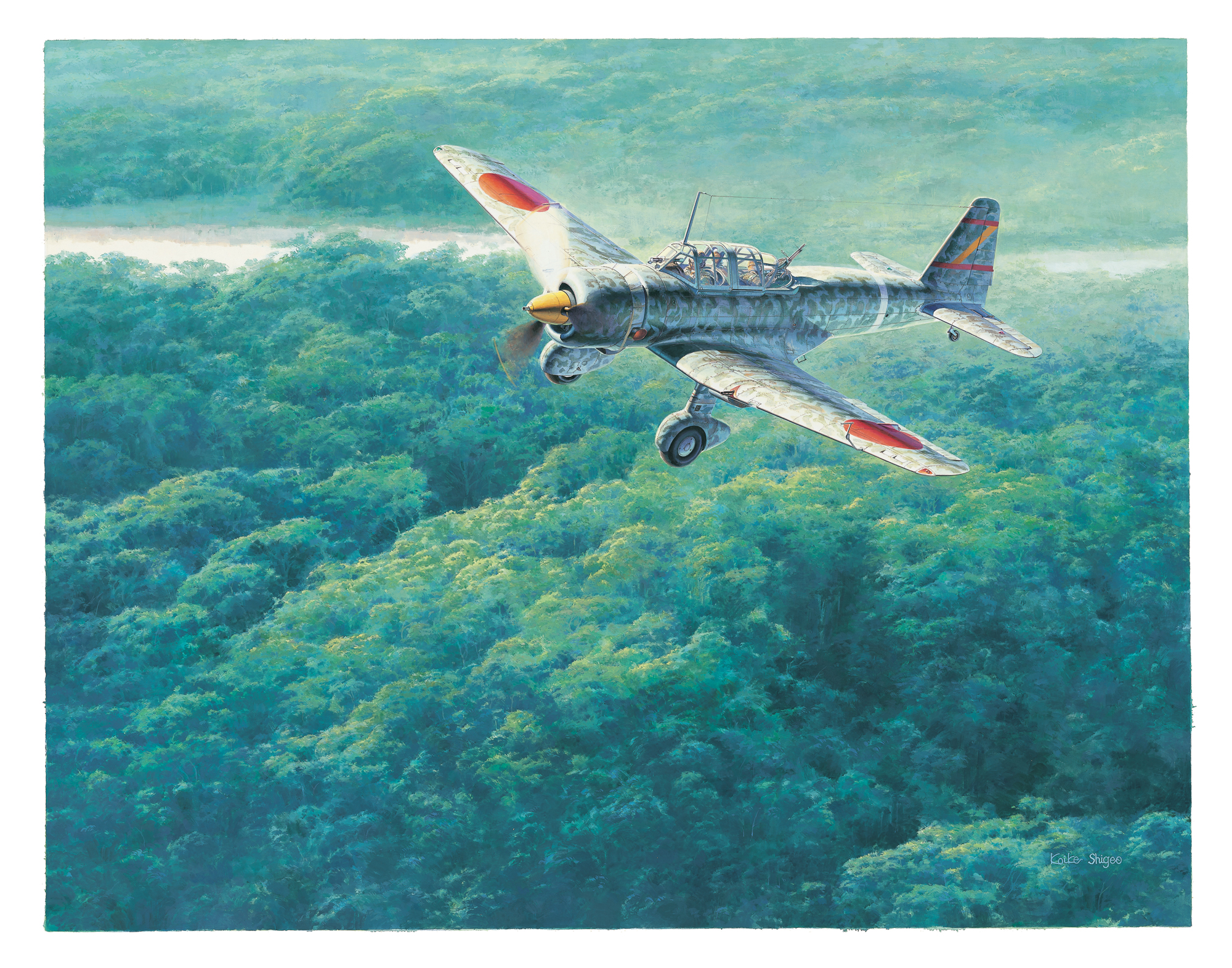 рисунок Mitsubishi Ki 51 Type 99 Reconasaince Plane