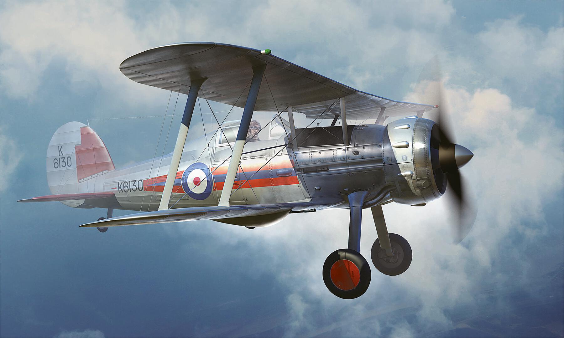 рисунок Gloster Gladiator Mk.I