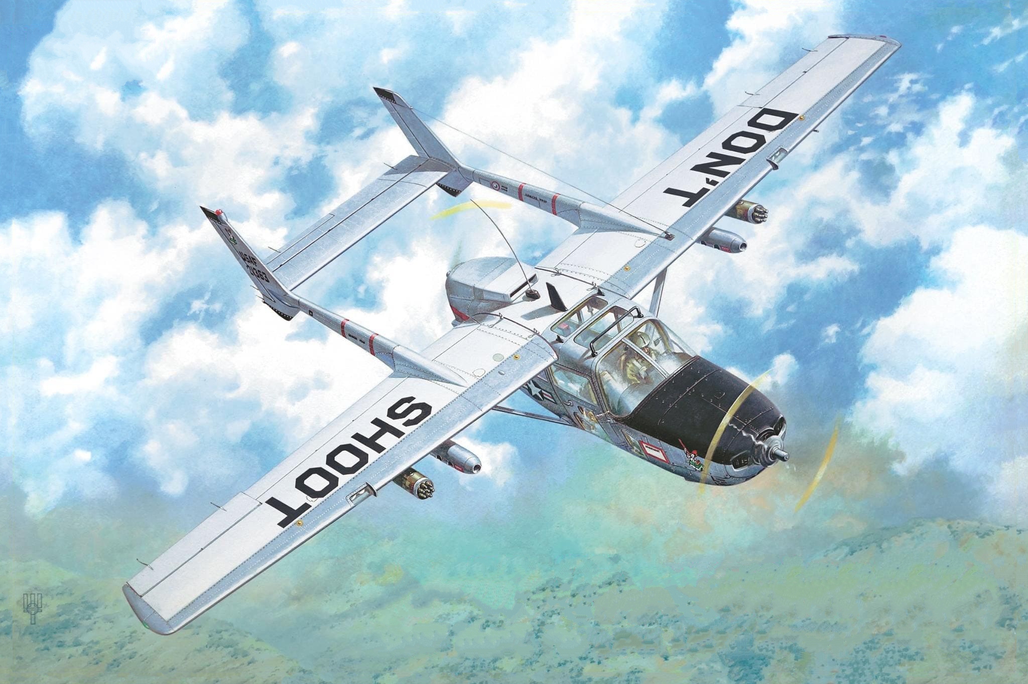 рисунок Cessna O-2A Skymaster