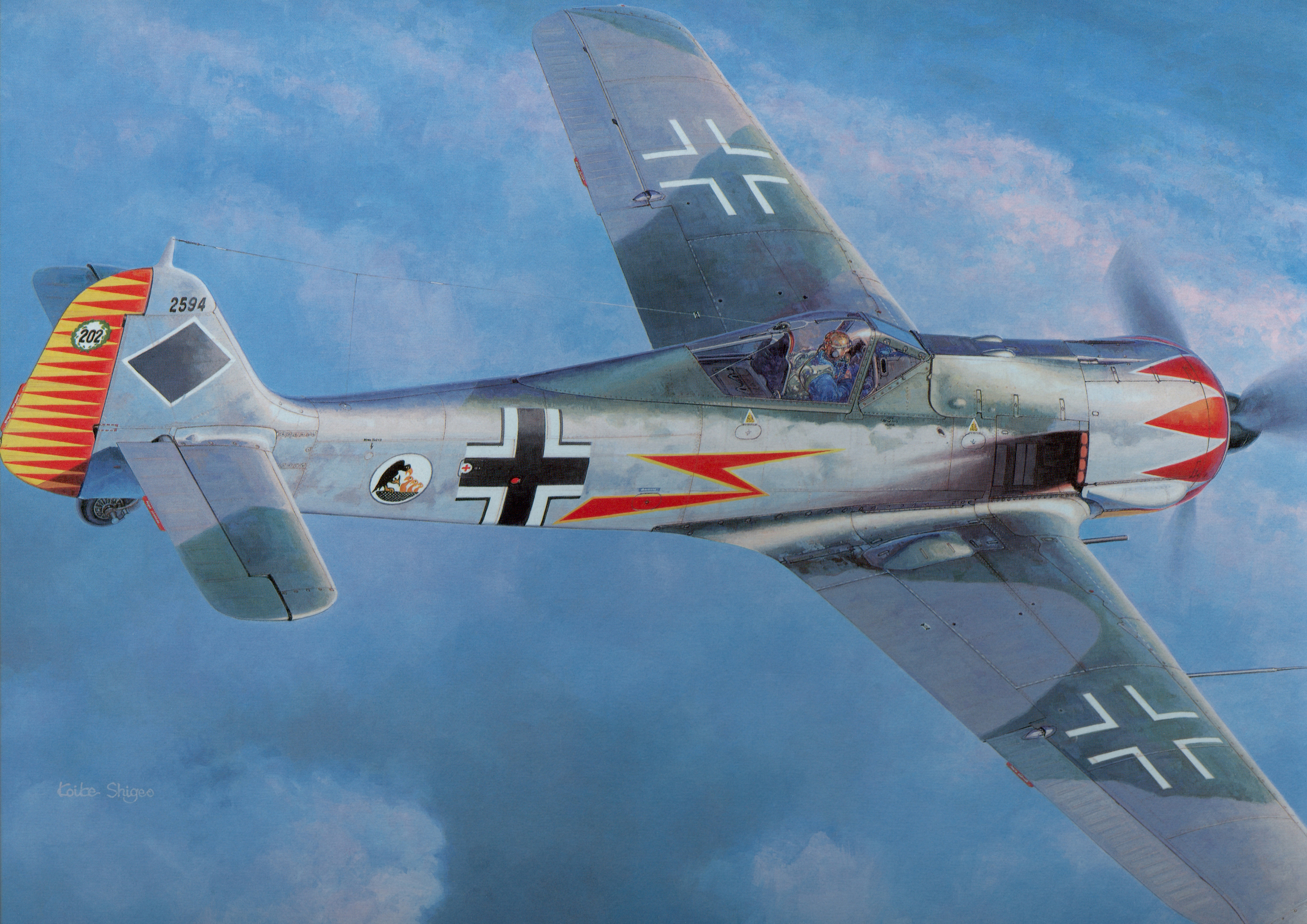 рисунок Focke-Wulf Fw190A-5