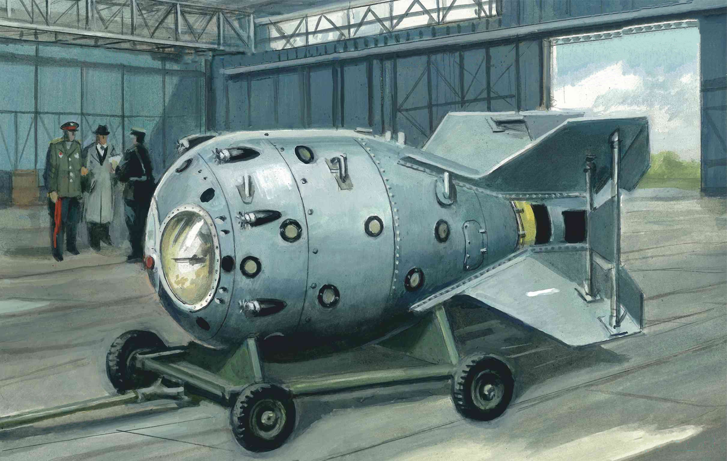 рисунок RDS-1 Soviet Atomic Bomb