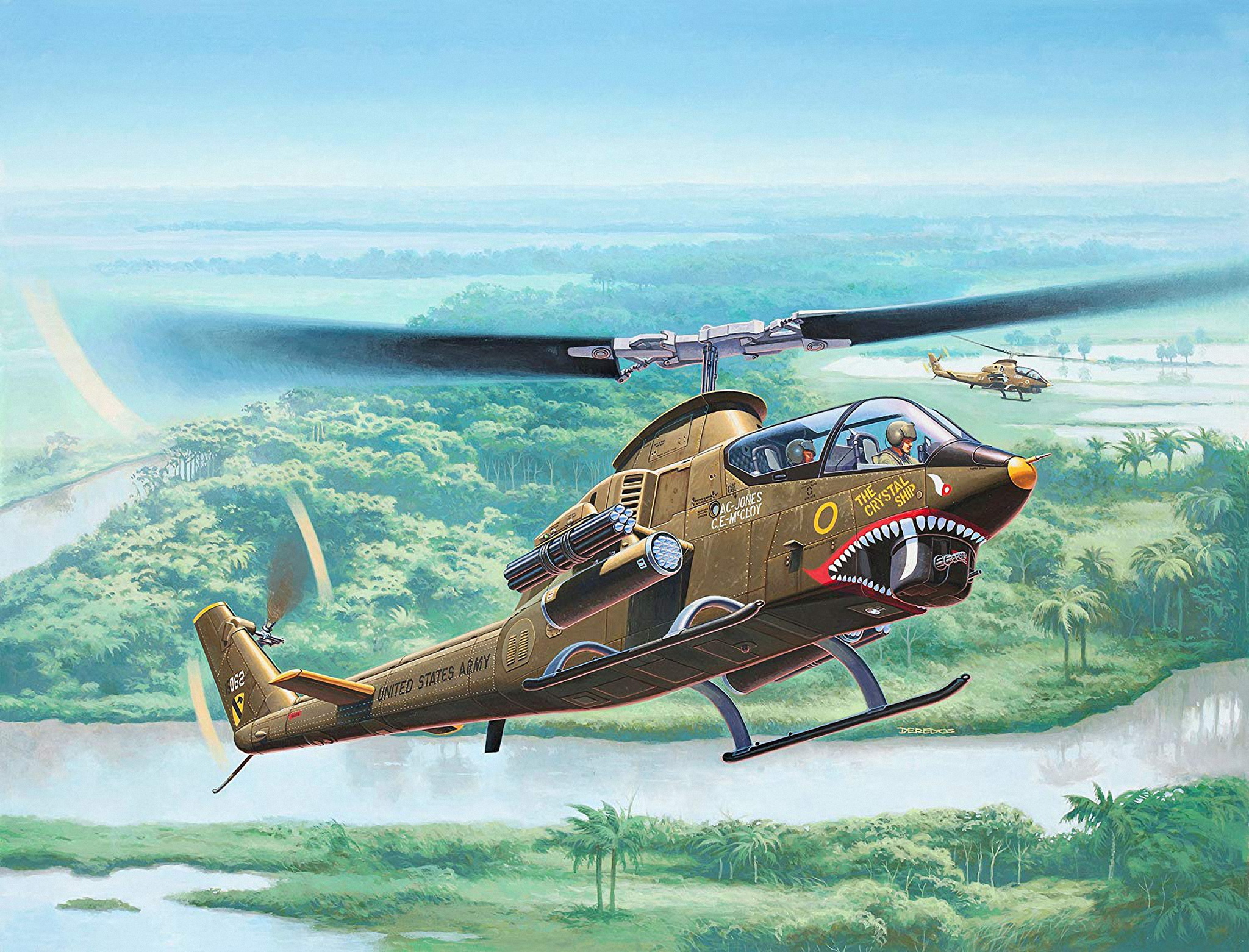 рисунок Bell AH-1G Cobra