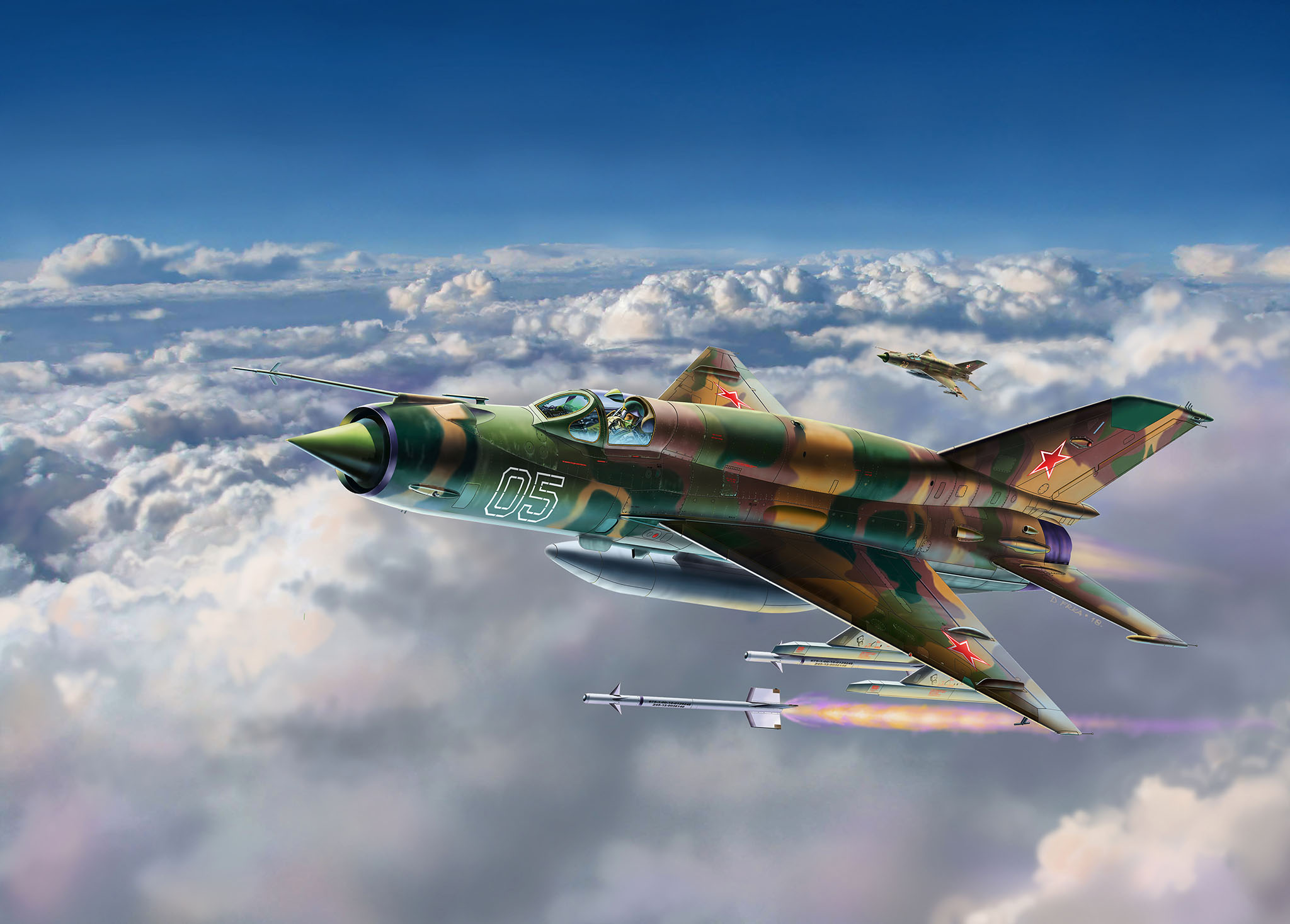 рисунок MiG-21 SMT