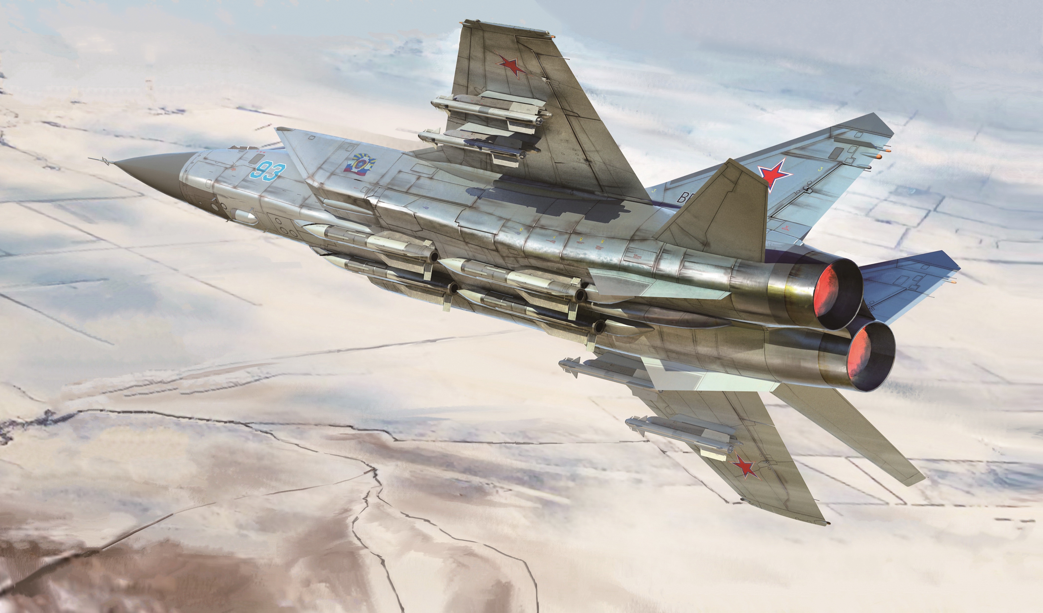 рисунок Mikoyan MiG-31BM Foxhound