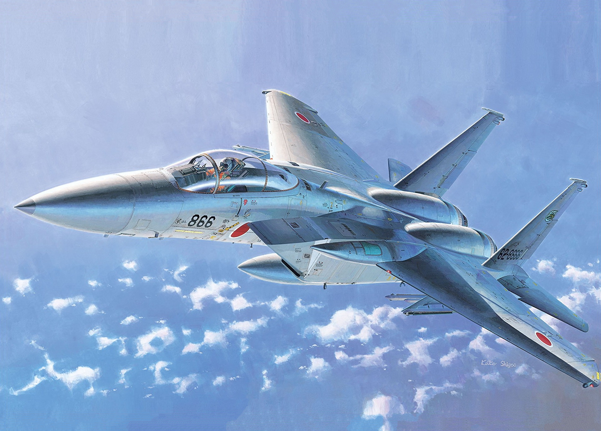 рисунок F-15J Eagle JASDF Interceptor