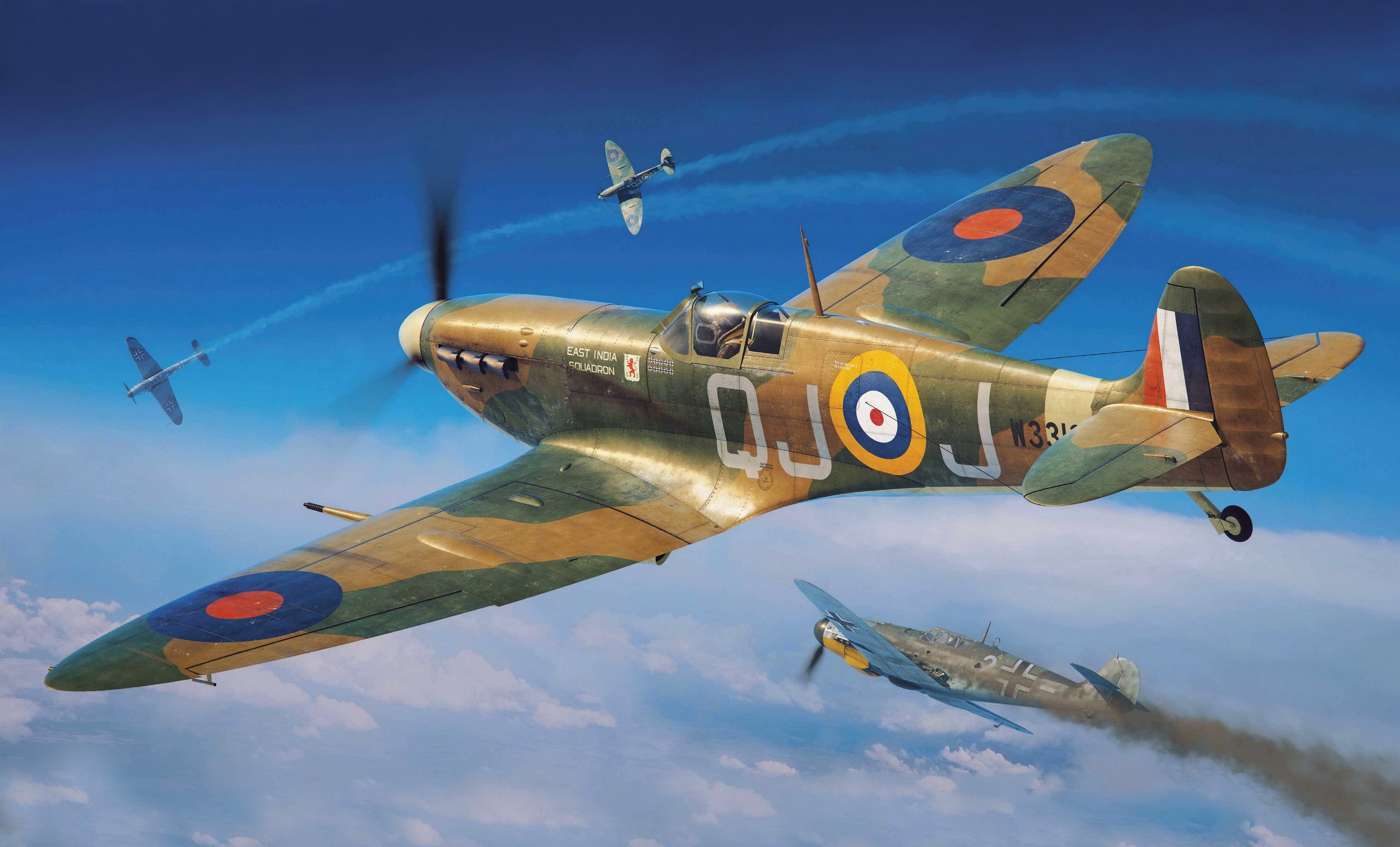 рисунок Spitfire Mk.Vb Early