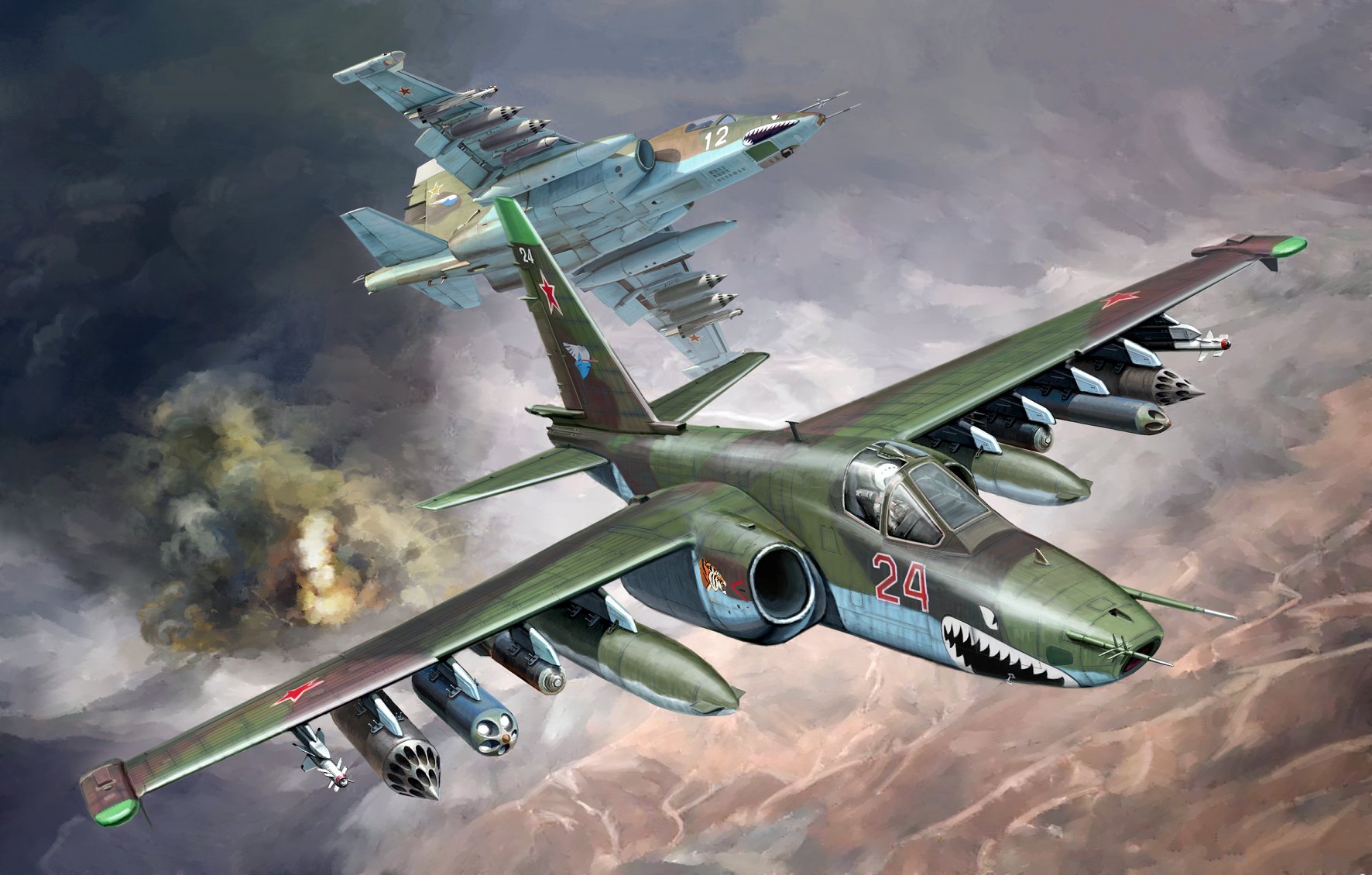 рисунок Soviet Su-25K