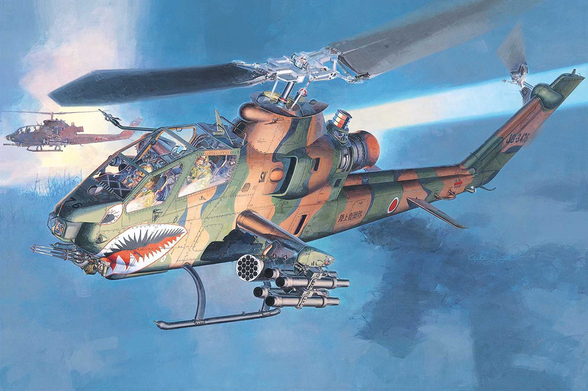 рисунок AH-1S Cobra Chopper