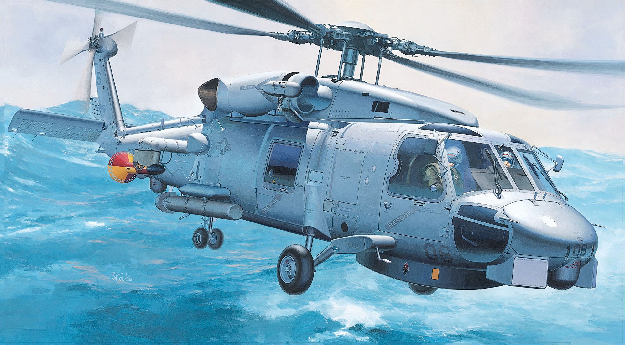 рисунок SH-60B Seahawk