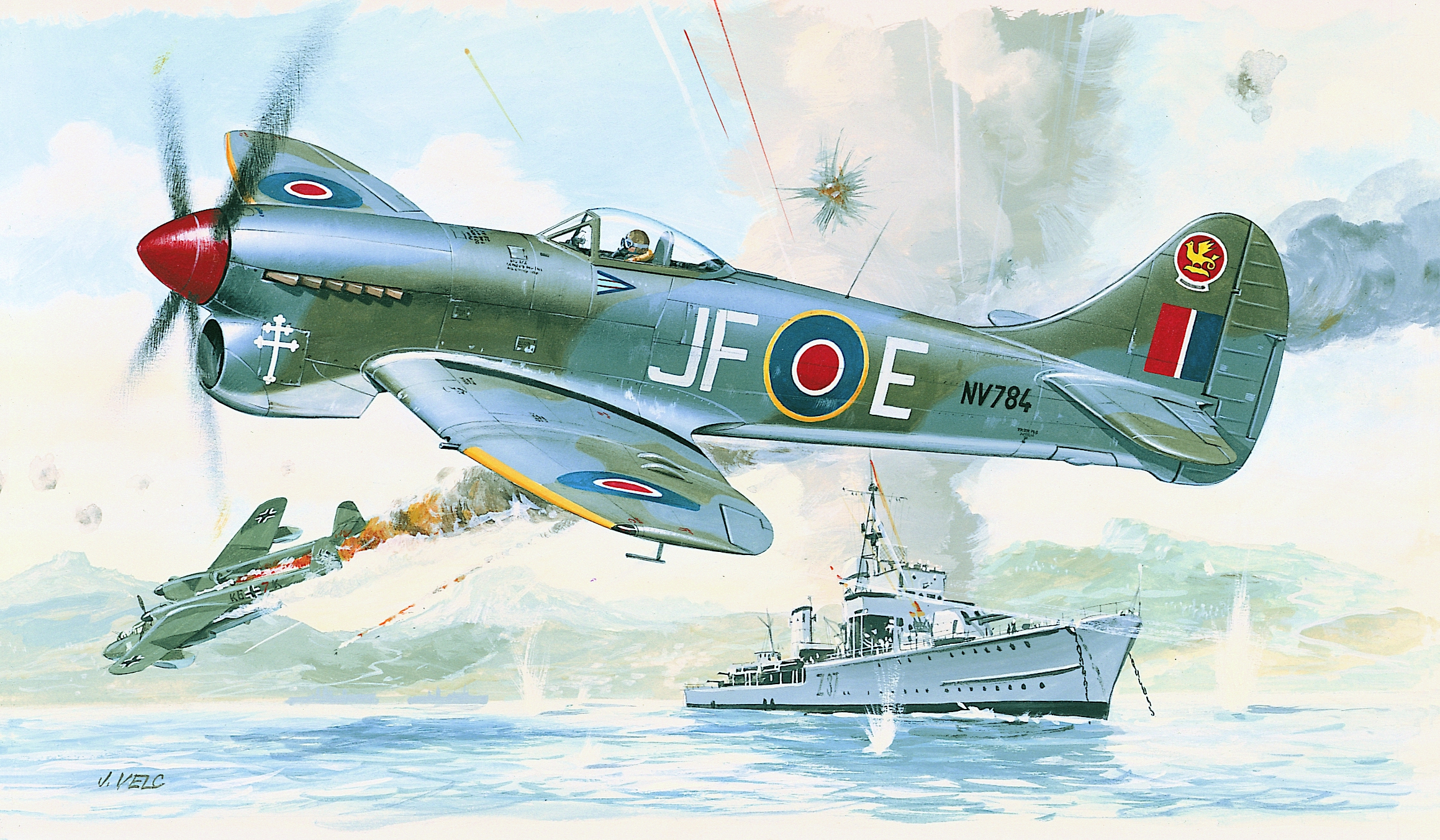 рисунок Hawker Tempest Mk.V