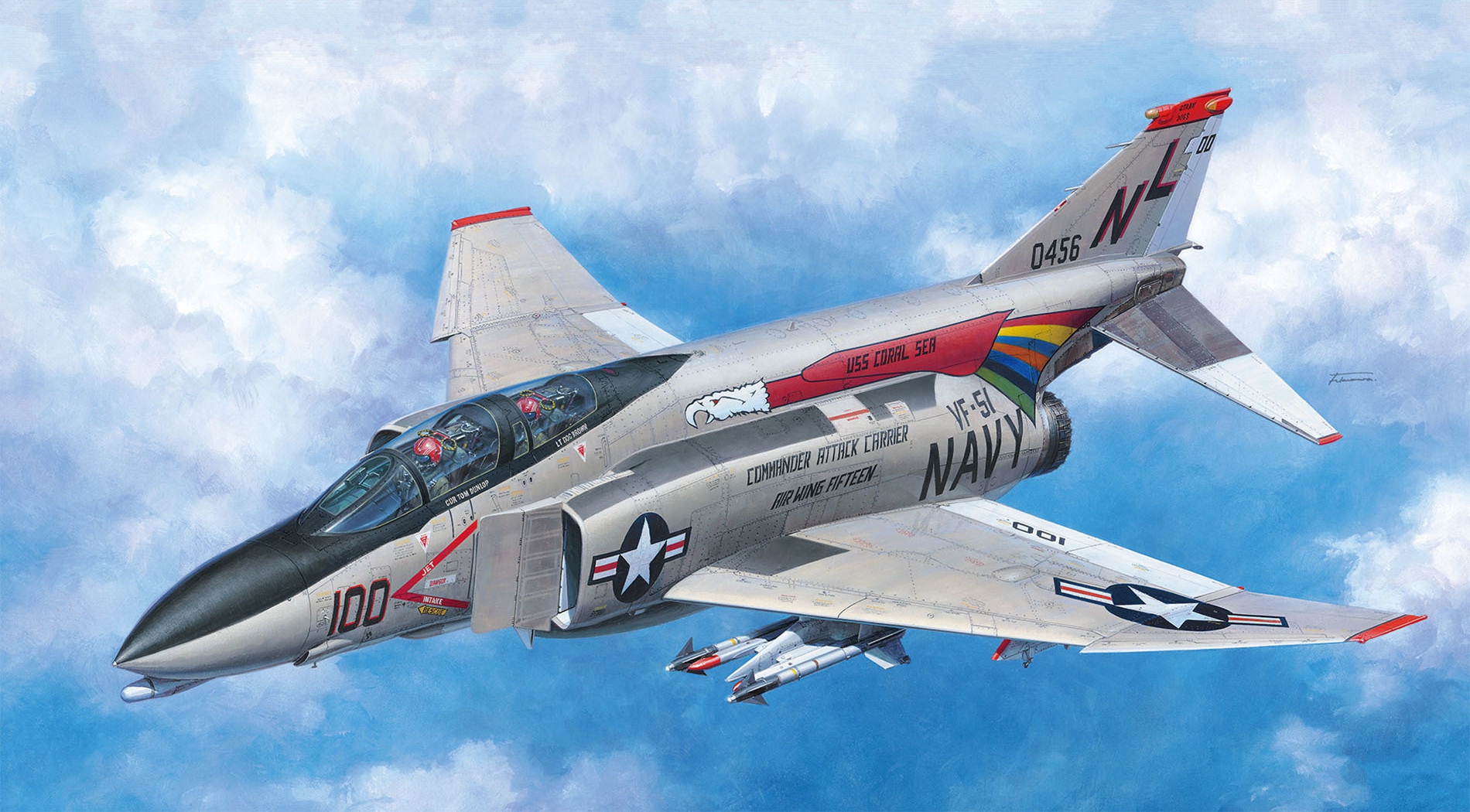 рисунок McDonnell Douglas F-4B Phantom II