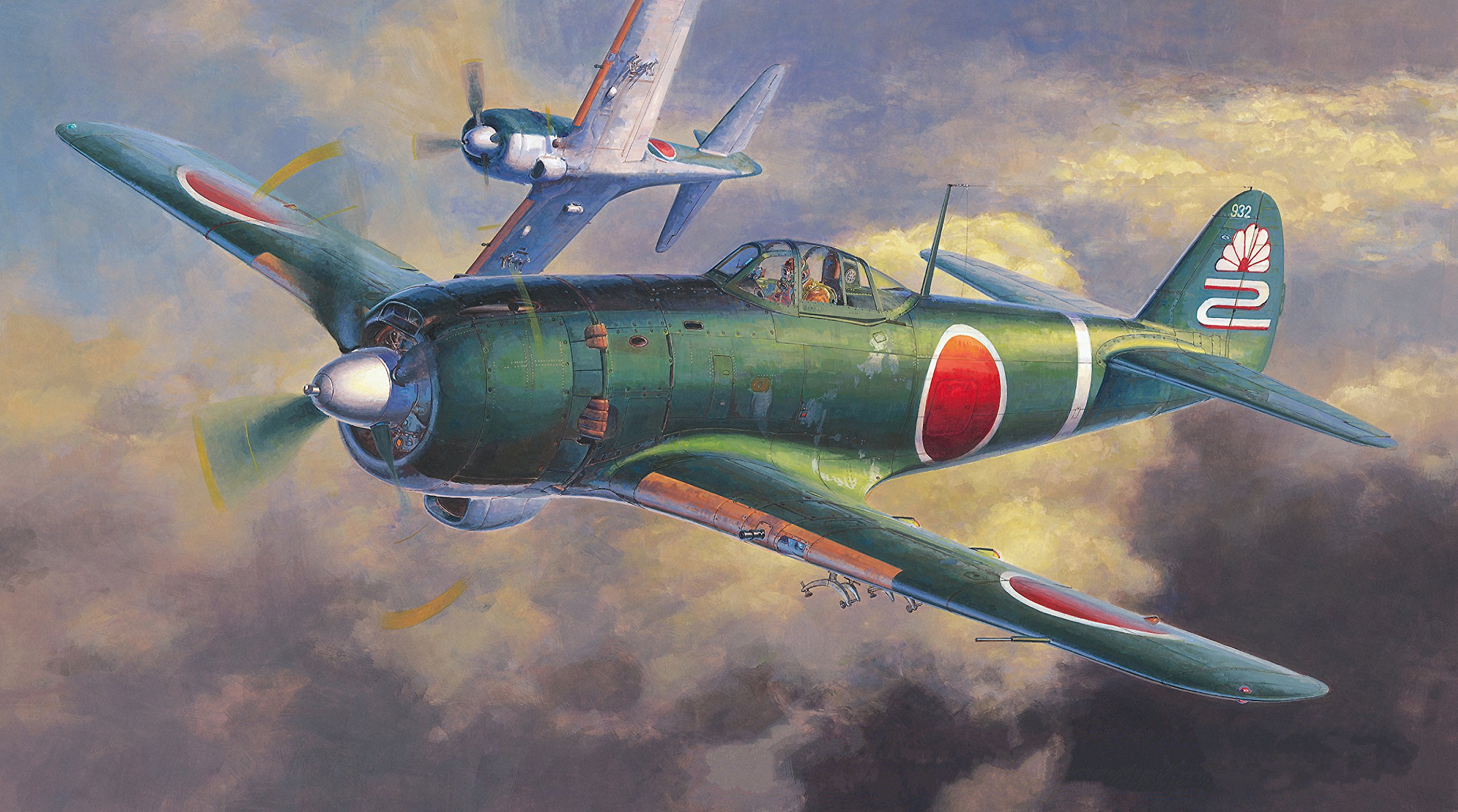 рисунок Nakajima Ki84-I Type 4 Fighter Hayate