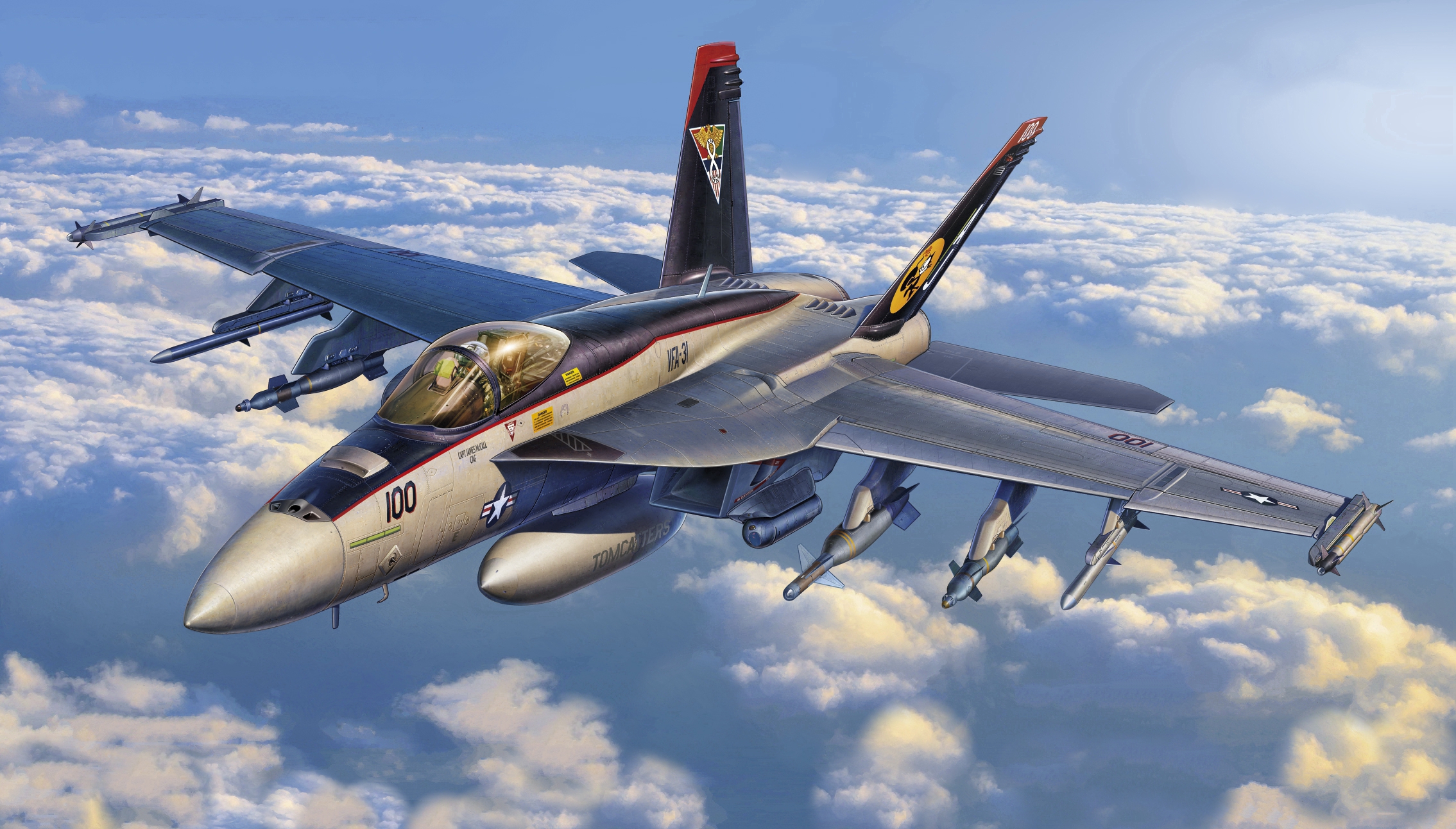 рисунок Boeing F/A-18E Super Hornet