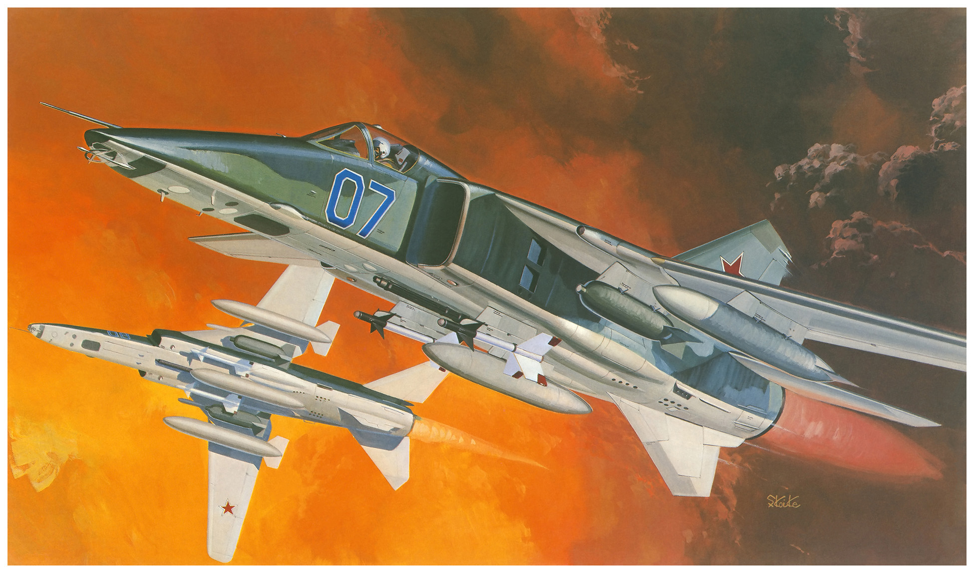 рисунок МиГ-27