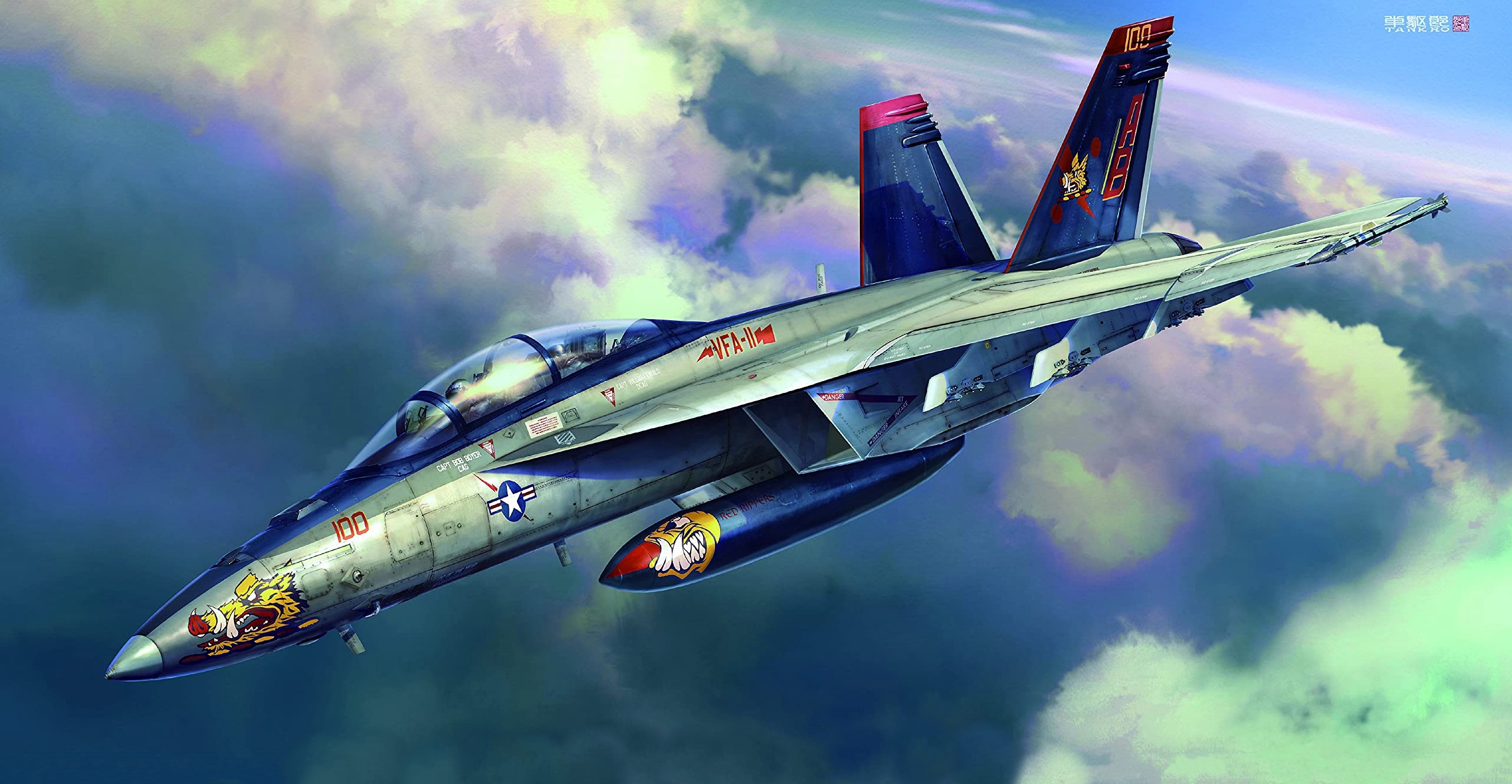 рисунок F/A-18F Super Hornet