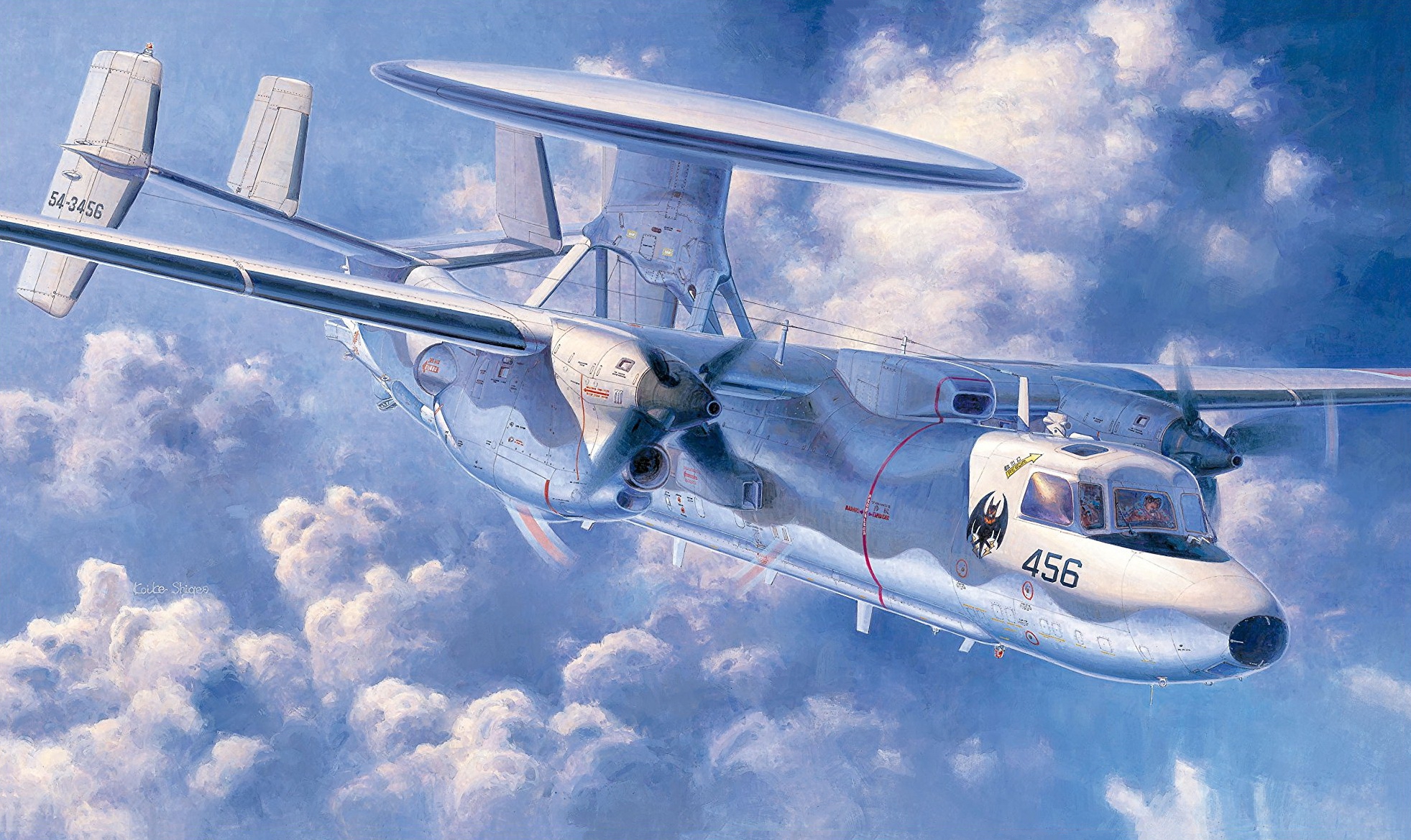 рисунок E-2C Hawkeye JASDF