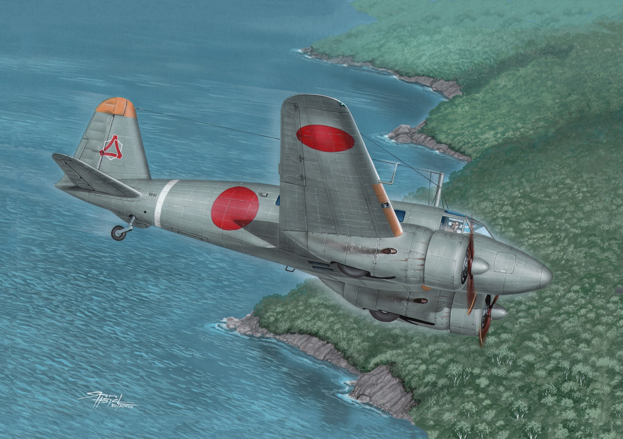 рисунок Tachikawa Ki-54 Hei