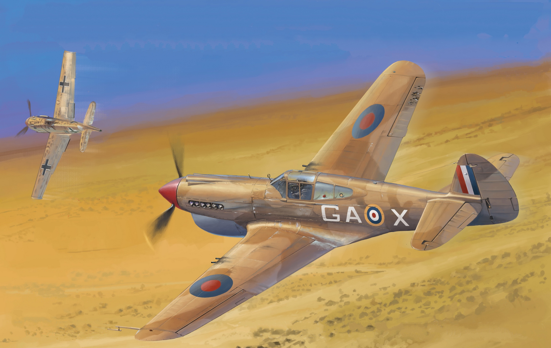 рисунок Curtiss 'Tomahawk' Mk.II B Fighter