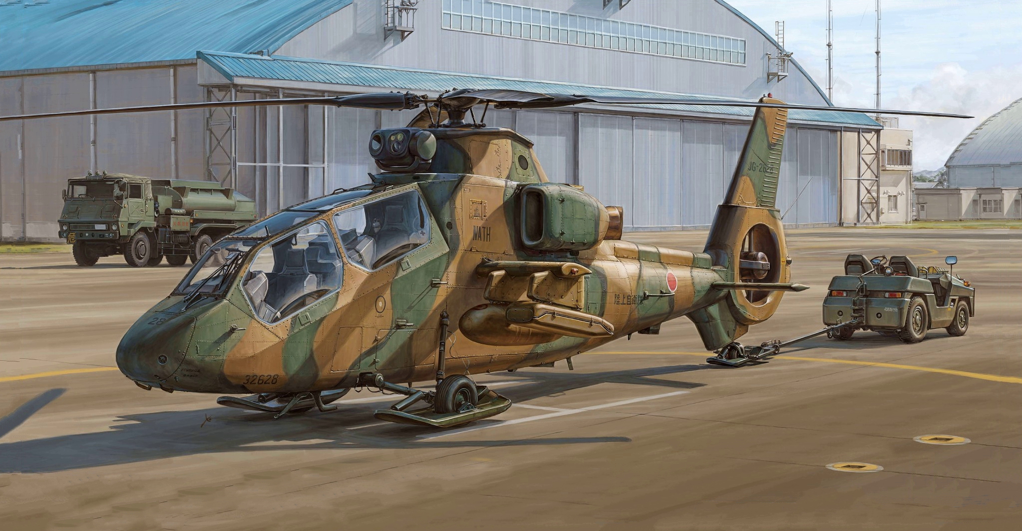 рисунок JGSDF Observation Helicopter OH-1 Ninja
