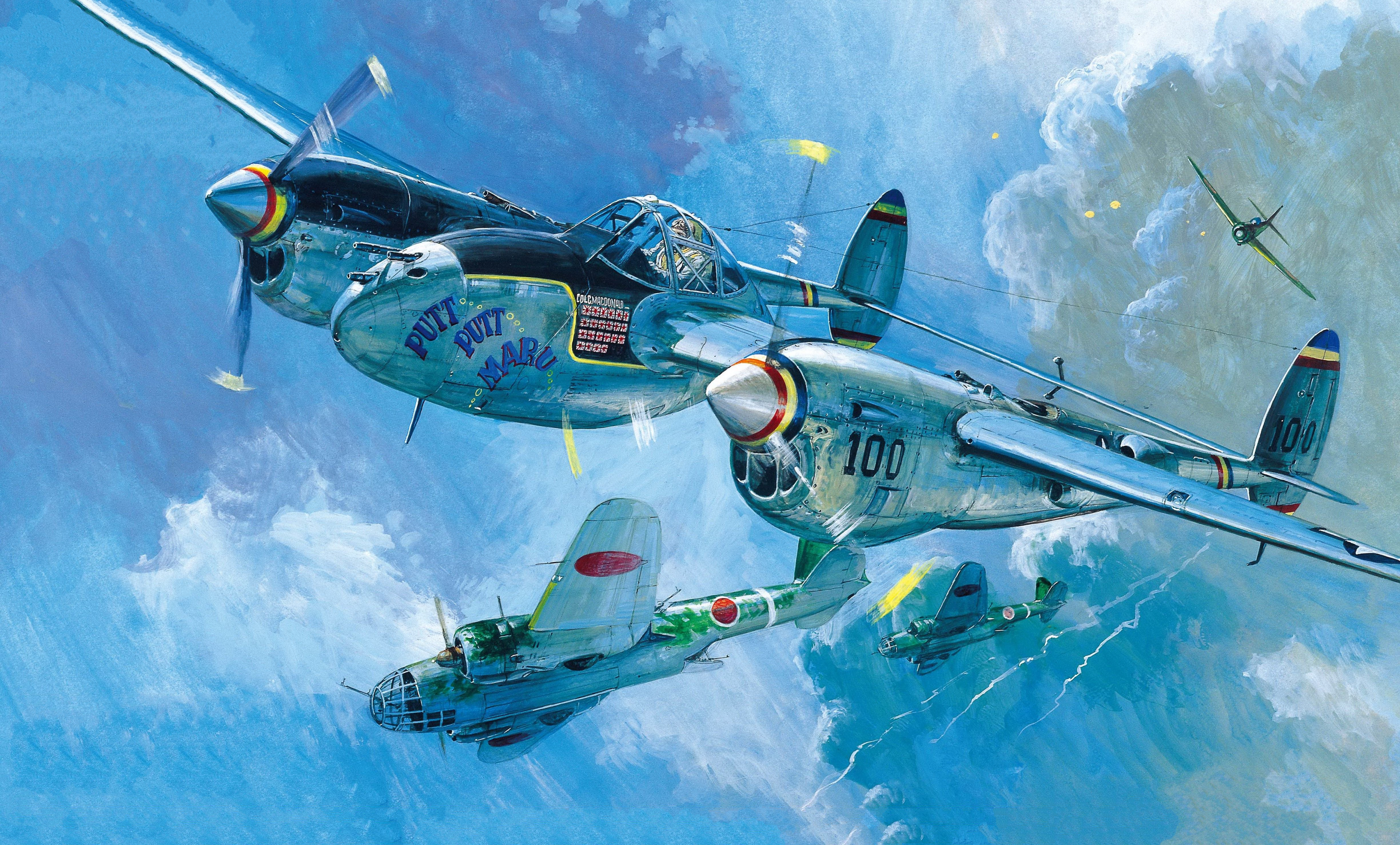рисунок P-38J Lightning