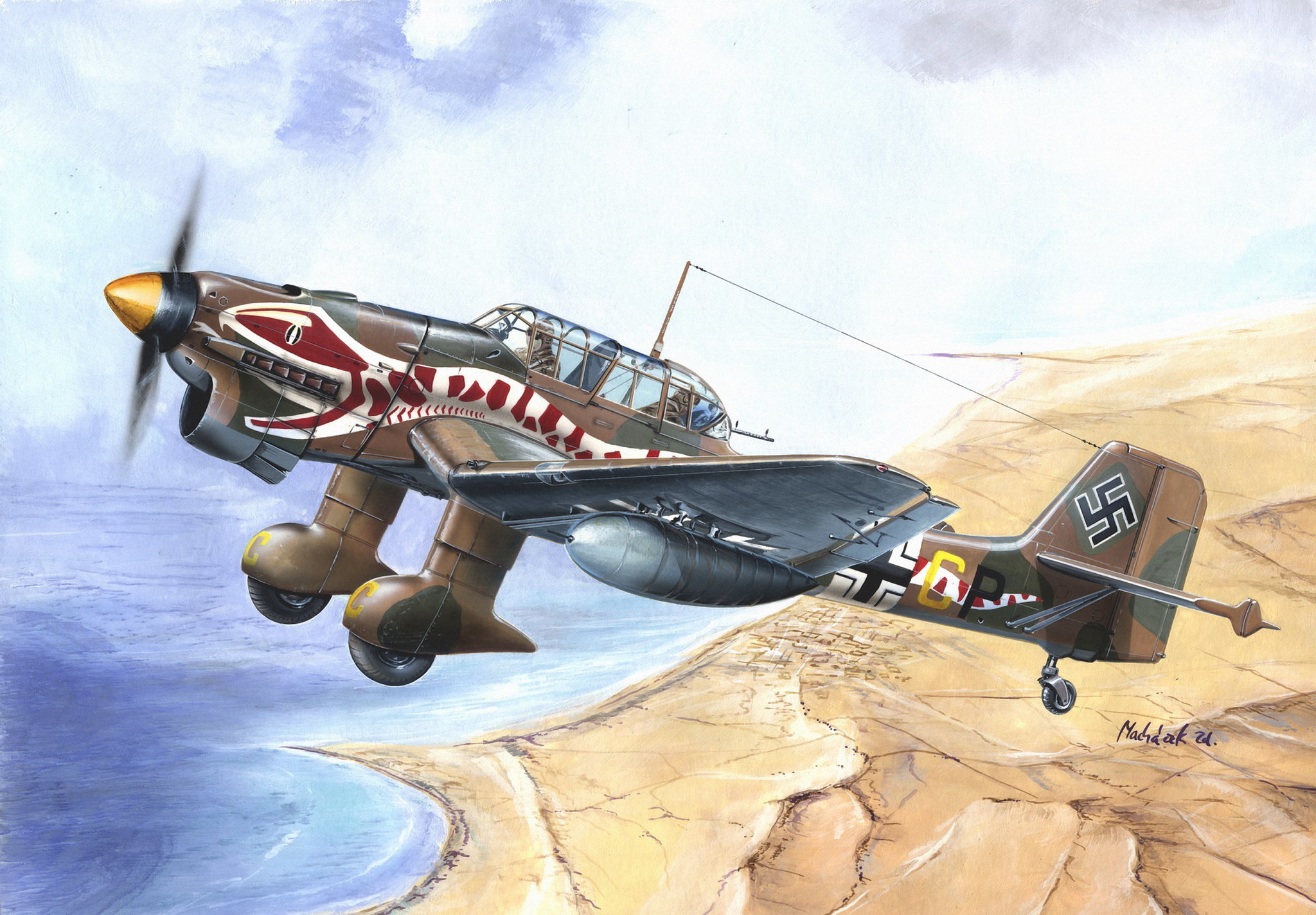 рисунок Ju 87R
