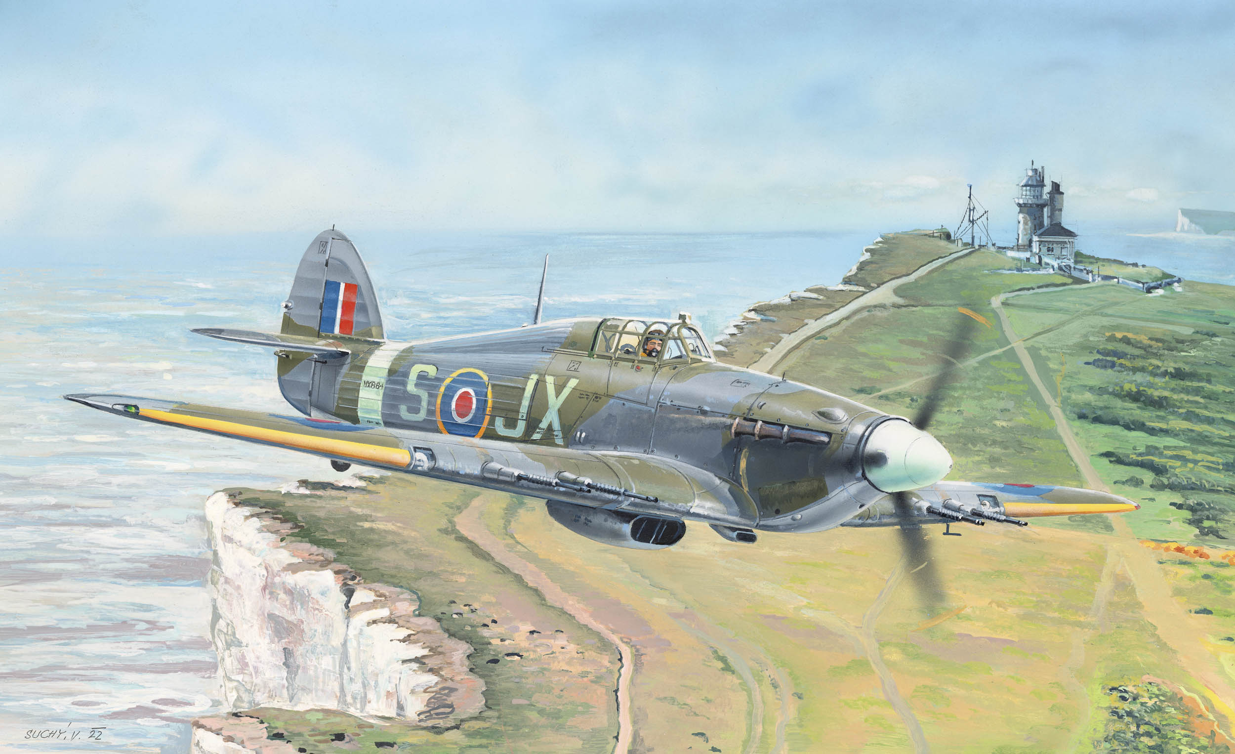 рисунок Hawker Hurricane Mk.II
