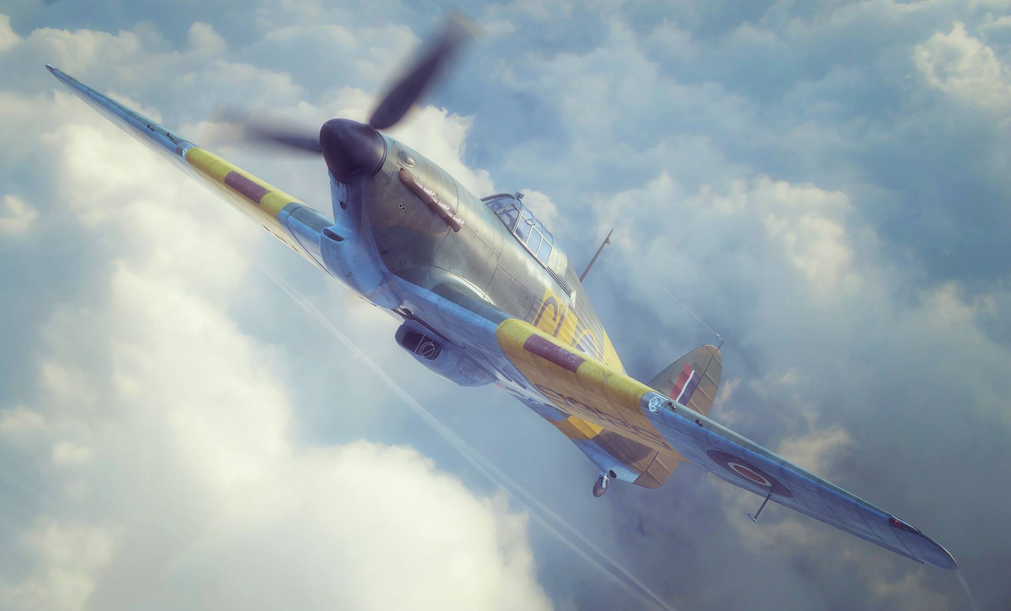 рисунок Hawker Hurricane Mk.IIb