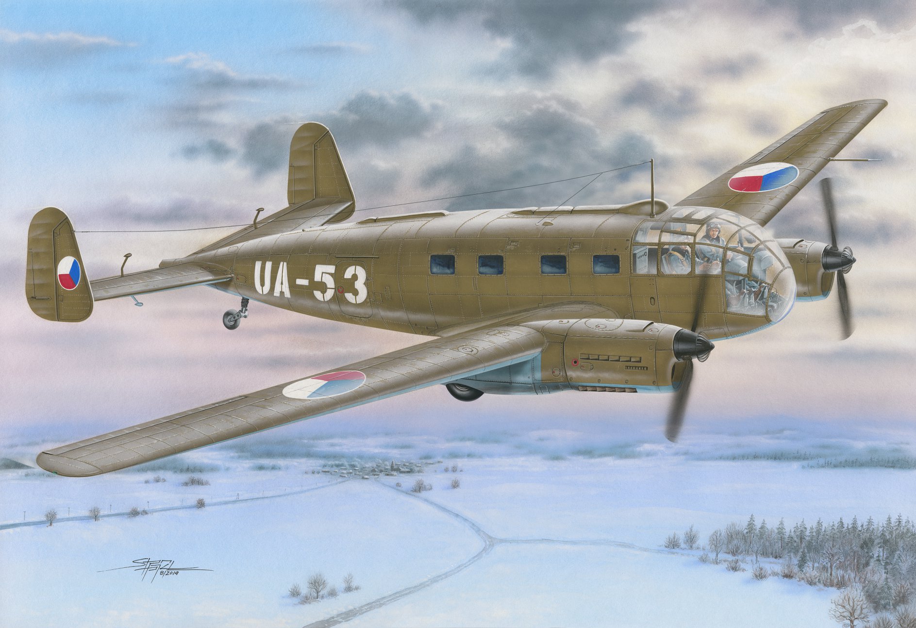рисунок Aero C-3A